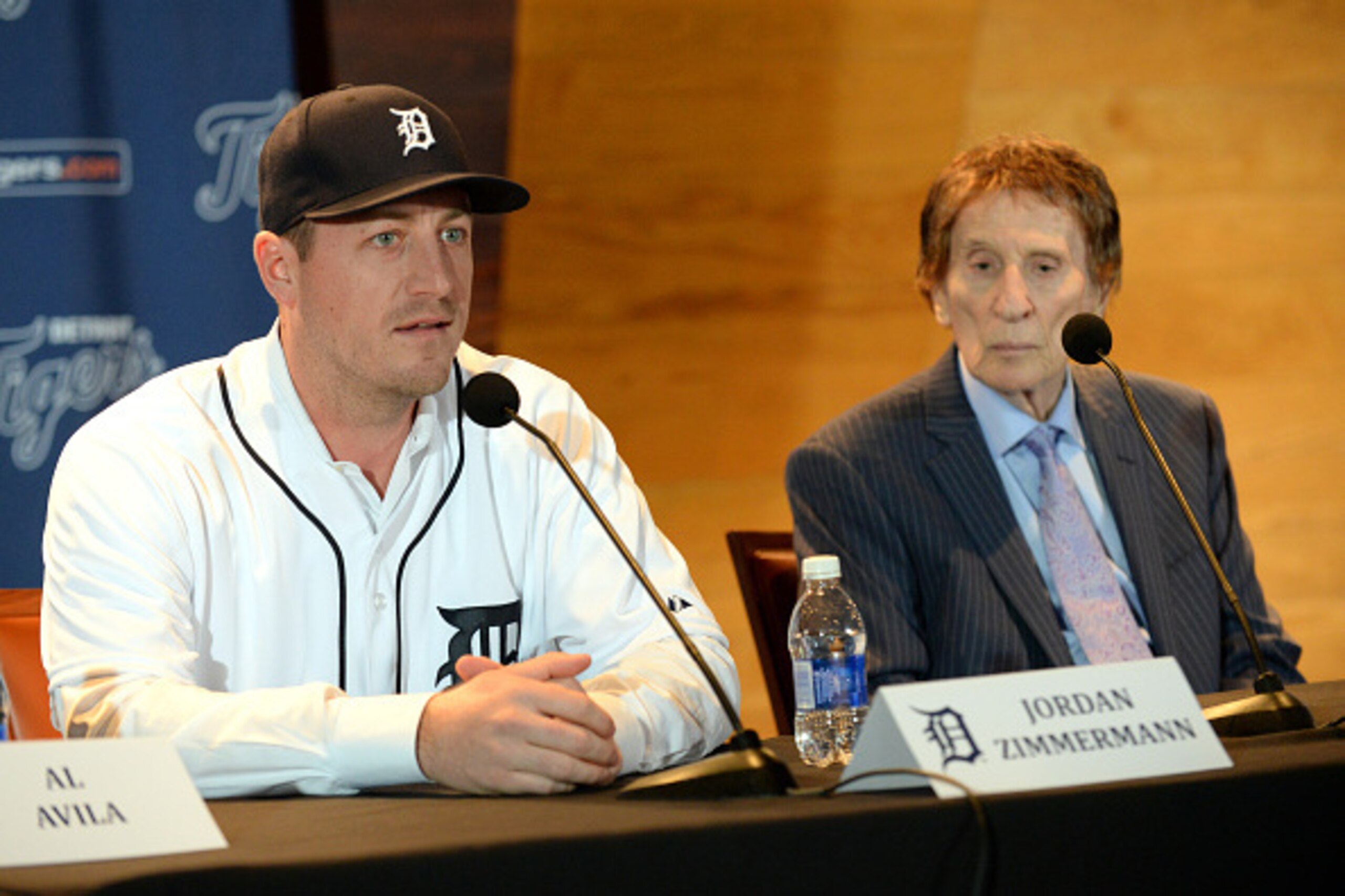 Side eye in the direction of Jordan Zimmermann.