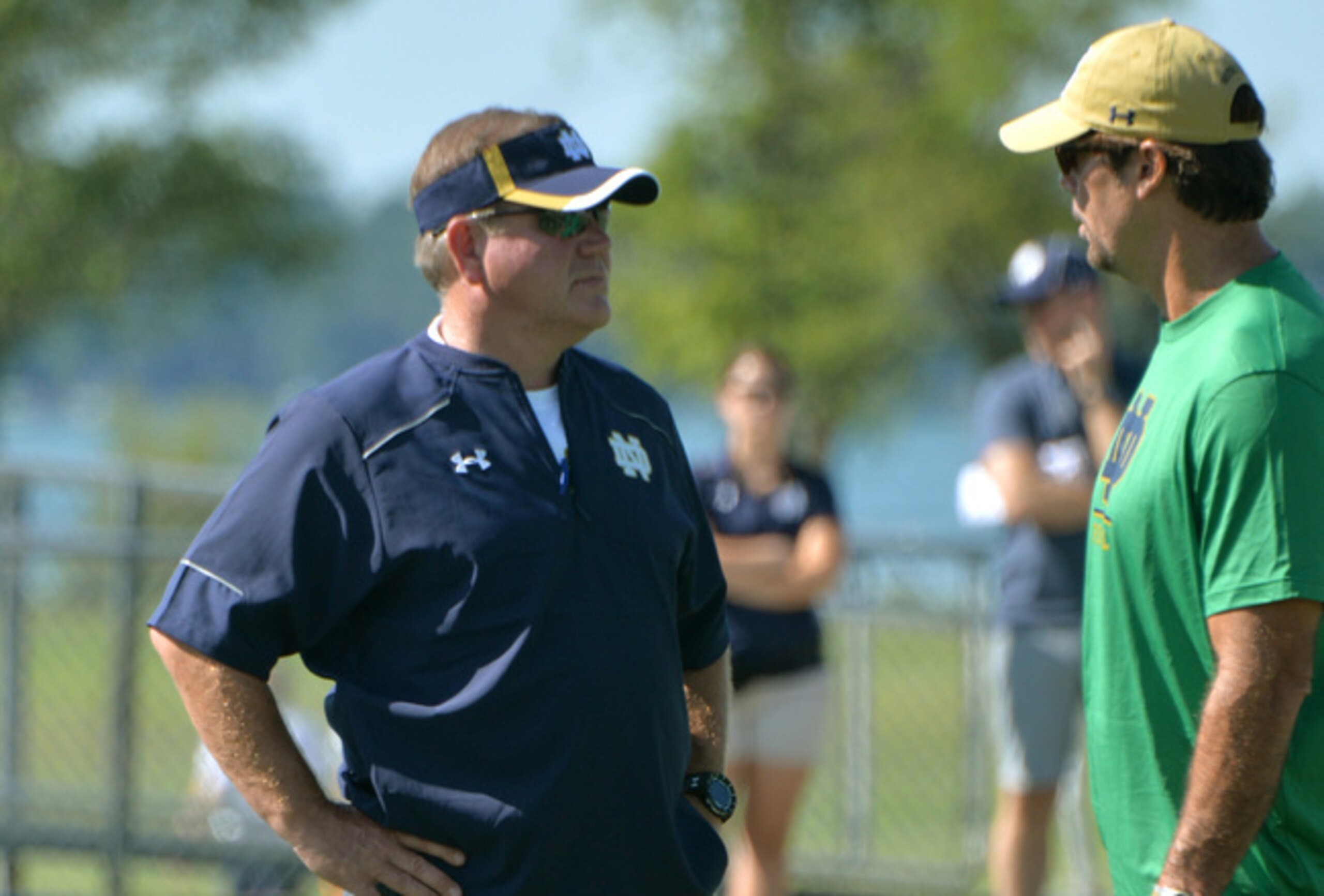 Brian Kelly and defensive coordinator Brian VanGorder