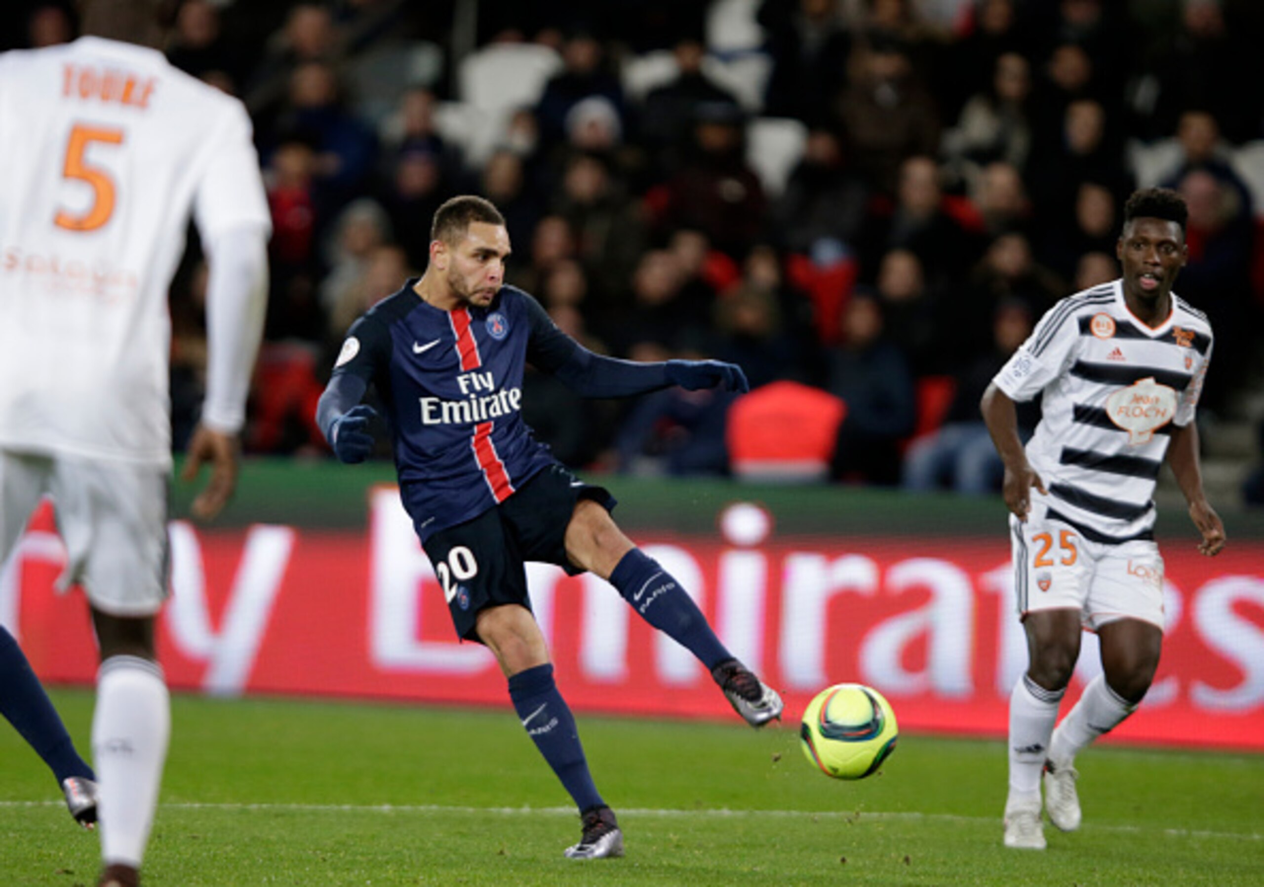 Kurzawa with the perfect finish.