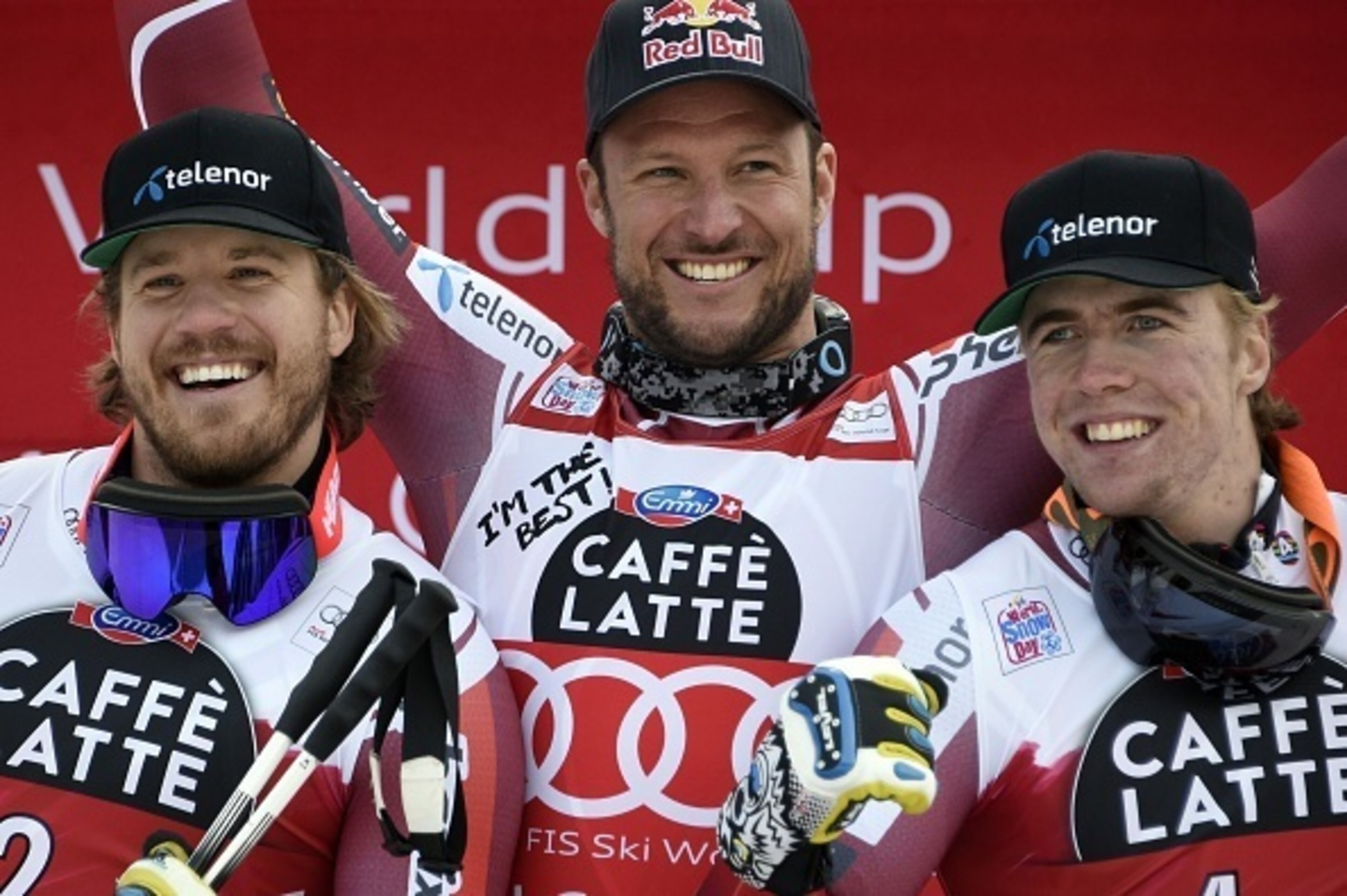 Attackings Vikings: Aleksander Aamodt Kilde (right) joined Kjetil Jansrud and Aksel Lund Svindal on the Val Gardena super-G podium. Greater success has since followed for the young Norwegian. Attackings Vikings: Aleksander Aamodt Kilde (right) joined Kjetil Jansrud and Aksel Lund Svindal on the Val Gardena super-G podium. Greater success has since followed for the young Norwegian.