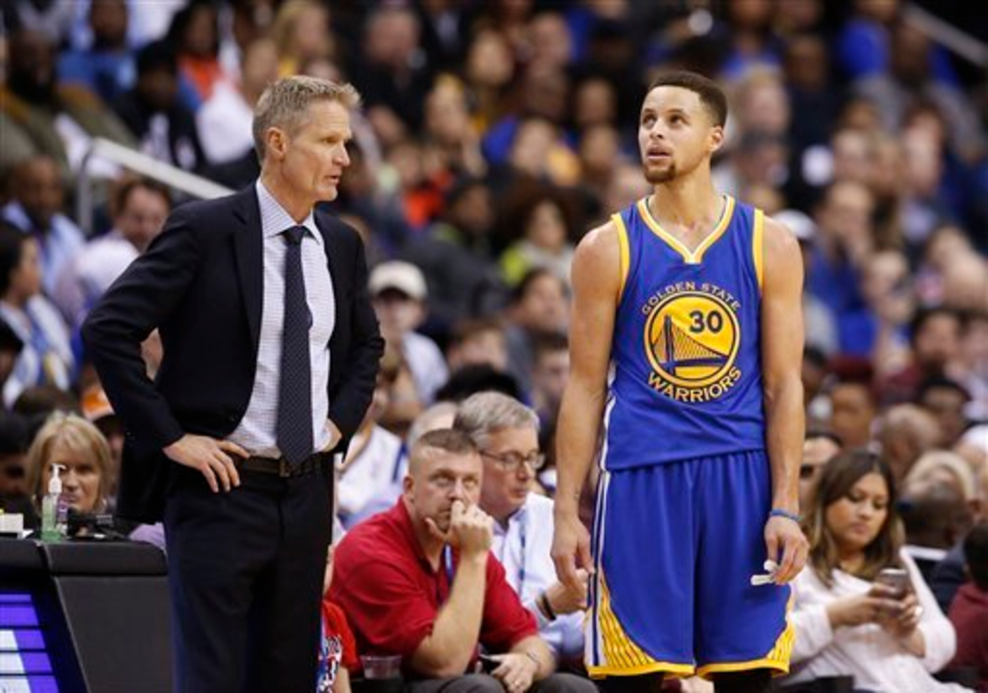 Steve Kerr's group has played exceptionally well all season, and guard Steph Curry is a big reason why. Steve Kerr's group has played exceptionally well all season, and guard Steph Curry is a big reason why.
