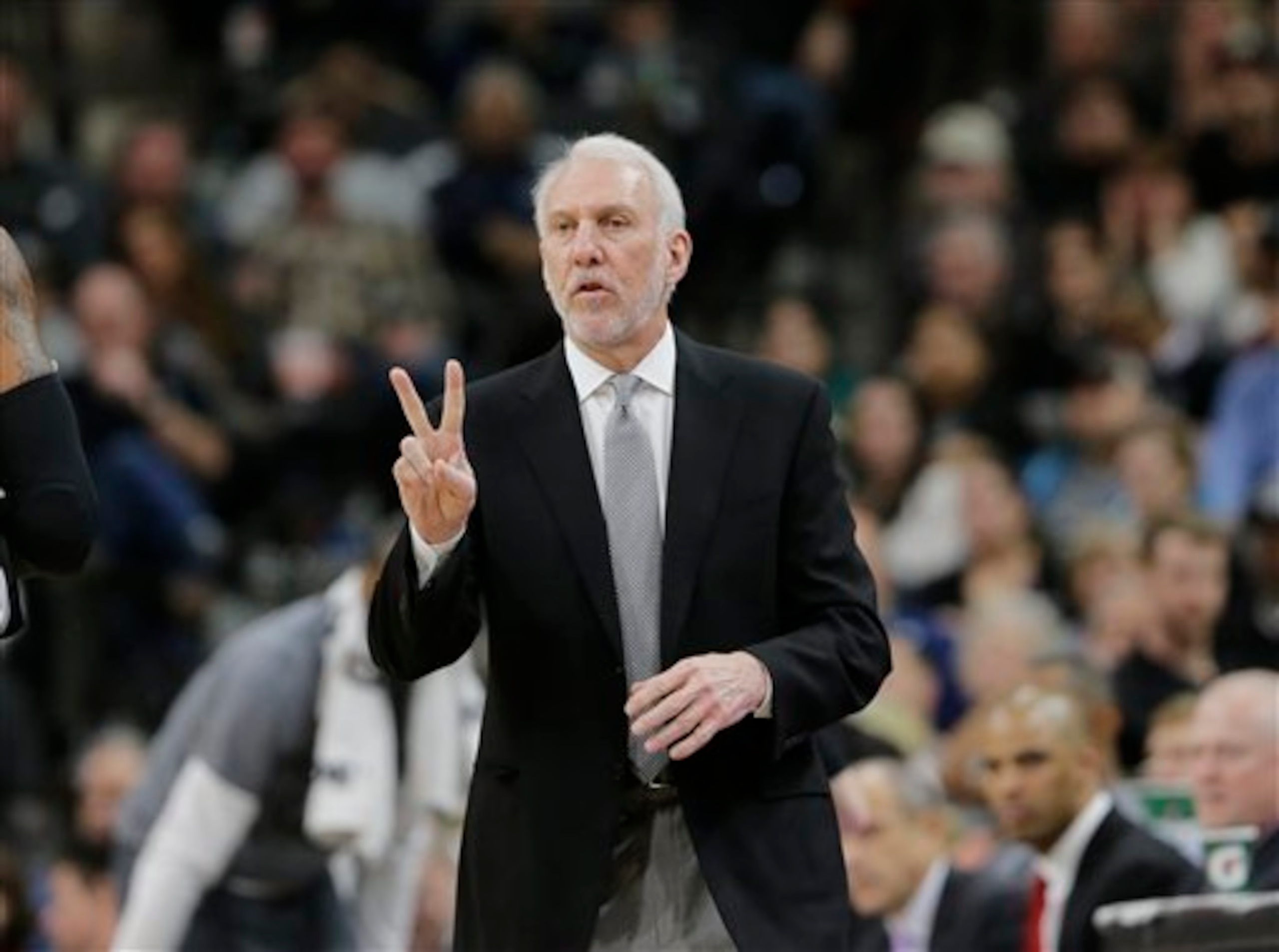 Gregg Popovich has San Antonio in second place in the Western Conference behind a smothering defense.