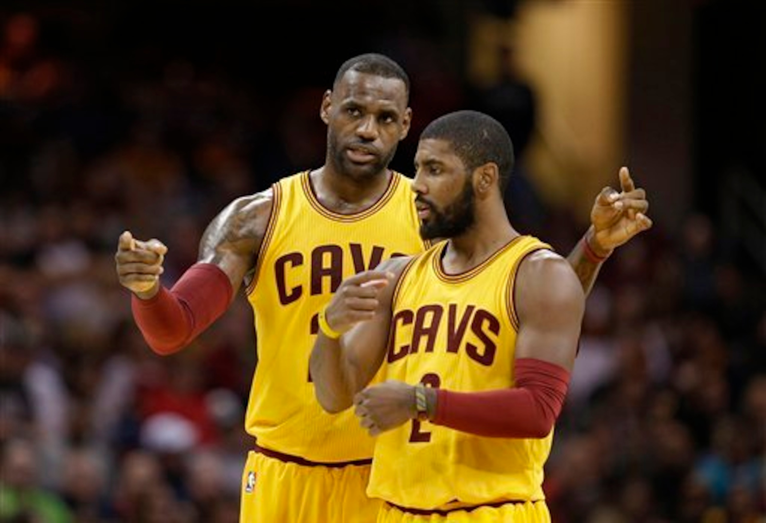 LeBron James and Kyrie Irving have helped Cleveland get back on track in the East.