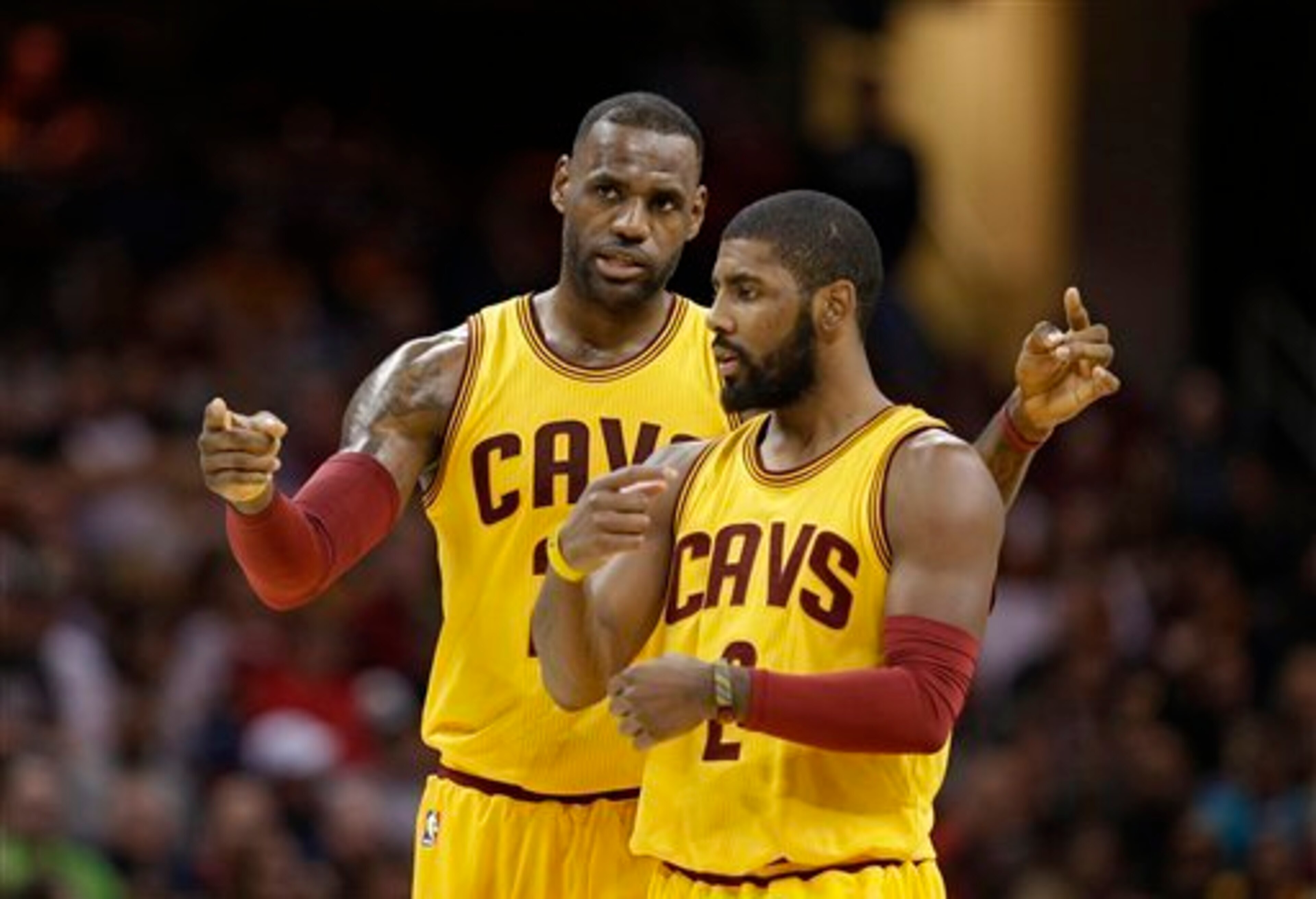 LeBron James and Kyrie Irving have helped Cleveland get back on track in the East. LeBron James and Kyrie Irving have helped Cleveland get back on track in the East.