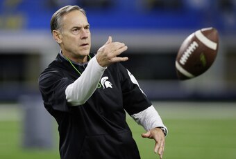 Michigan State head coach Mark Dantonio