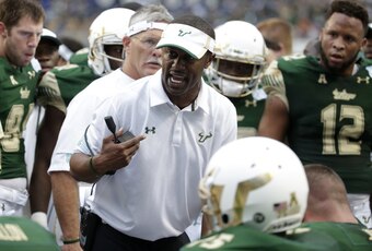 USF head coach Willie Taggart