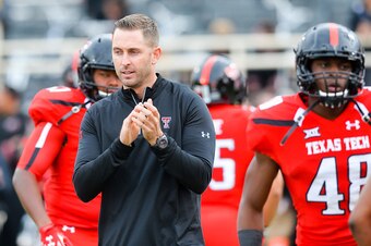 Texas Tech head coach Kliff Kingsbury