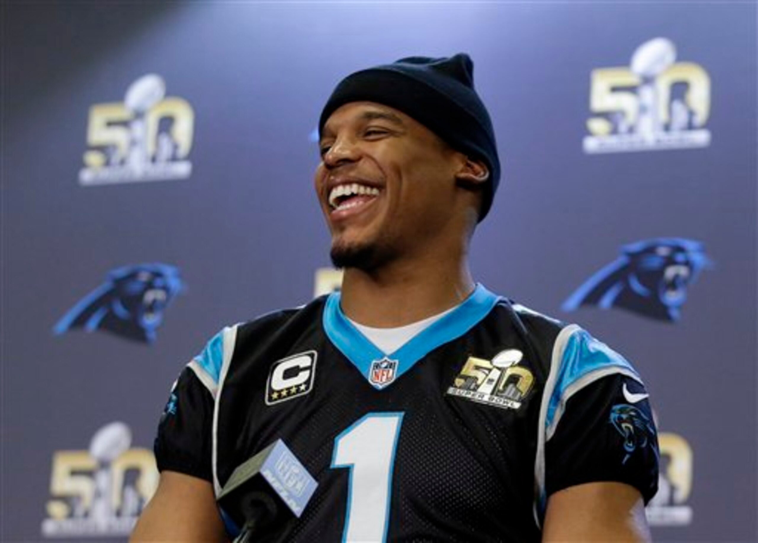 The multitalented quarterback could potentially make some history on Sunday, as his Panthers take on Peyton Manning and the Broncos.