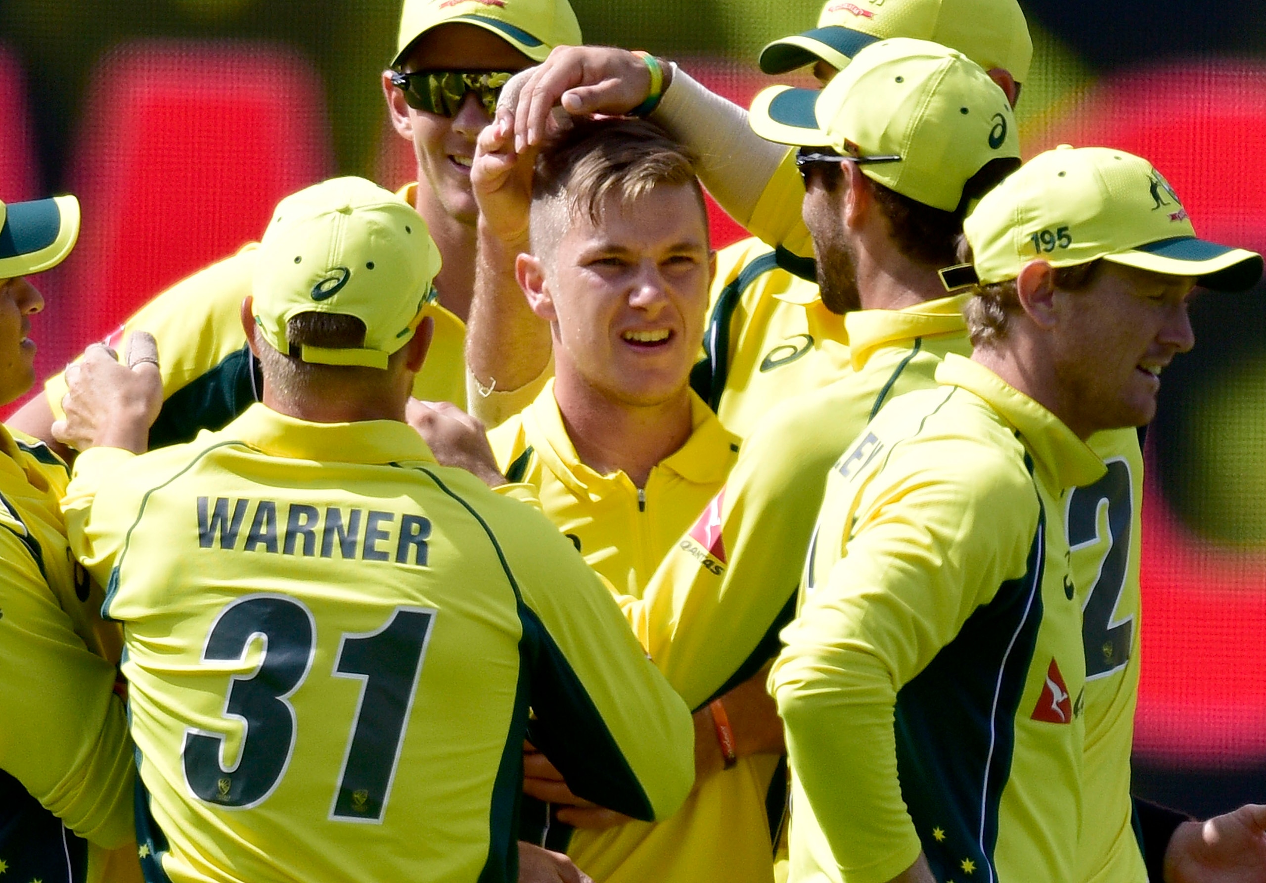 Adam Zampa made a good impression on his debut for Australia.