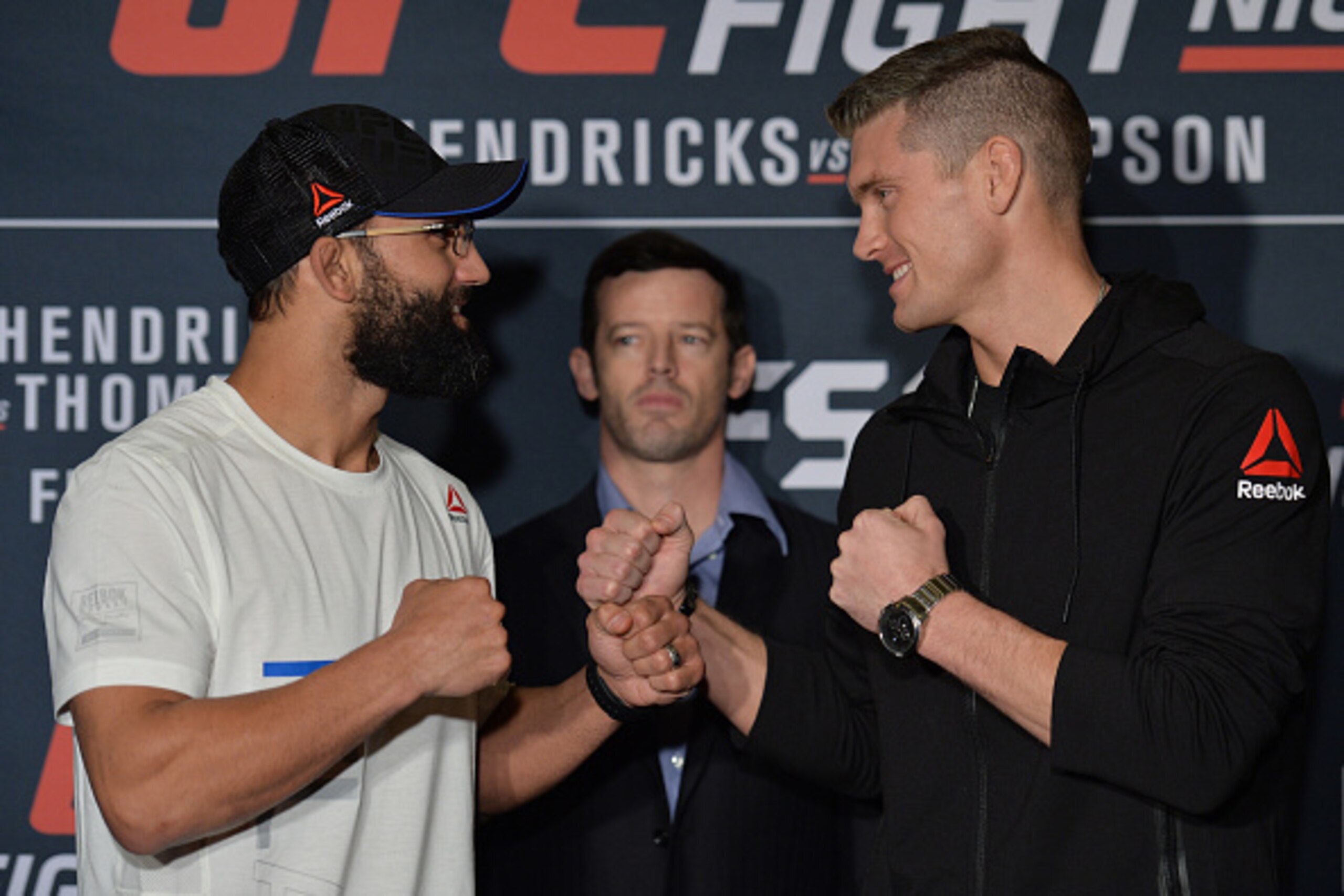 Johny Hendricks (left) and Stephen Thompson (right) Johny Hendricks (left) and Stephen Thompson (right)