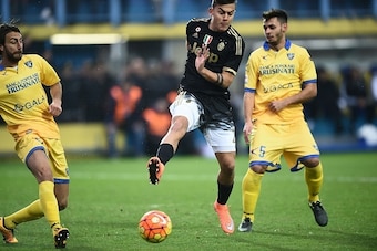 Paulo Dybala and Juventus had a difficult time closing out relegation battlers Frosinone.