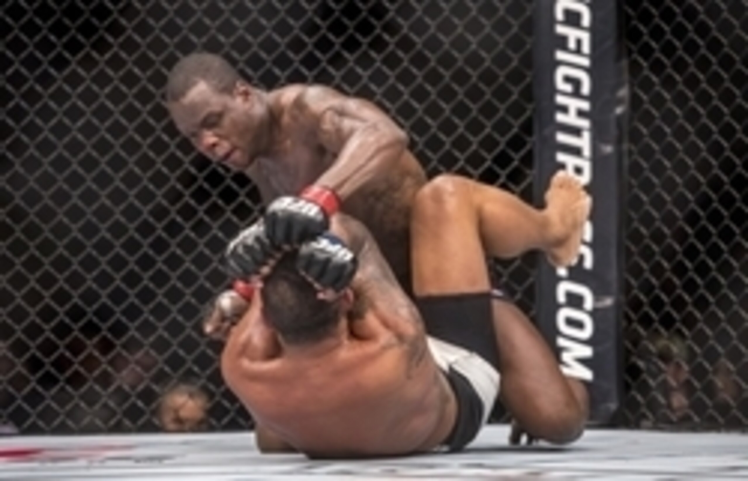 OSP closes out the fight with strong ground-and-pound on Feijao. OSP closes out the fight with strong ground-and-pound on Feijao.