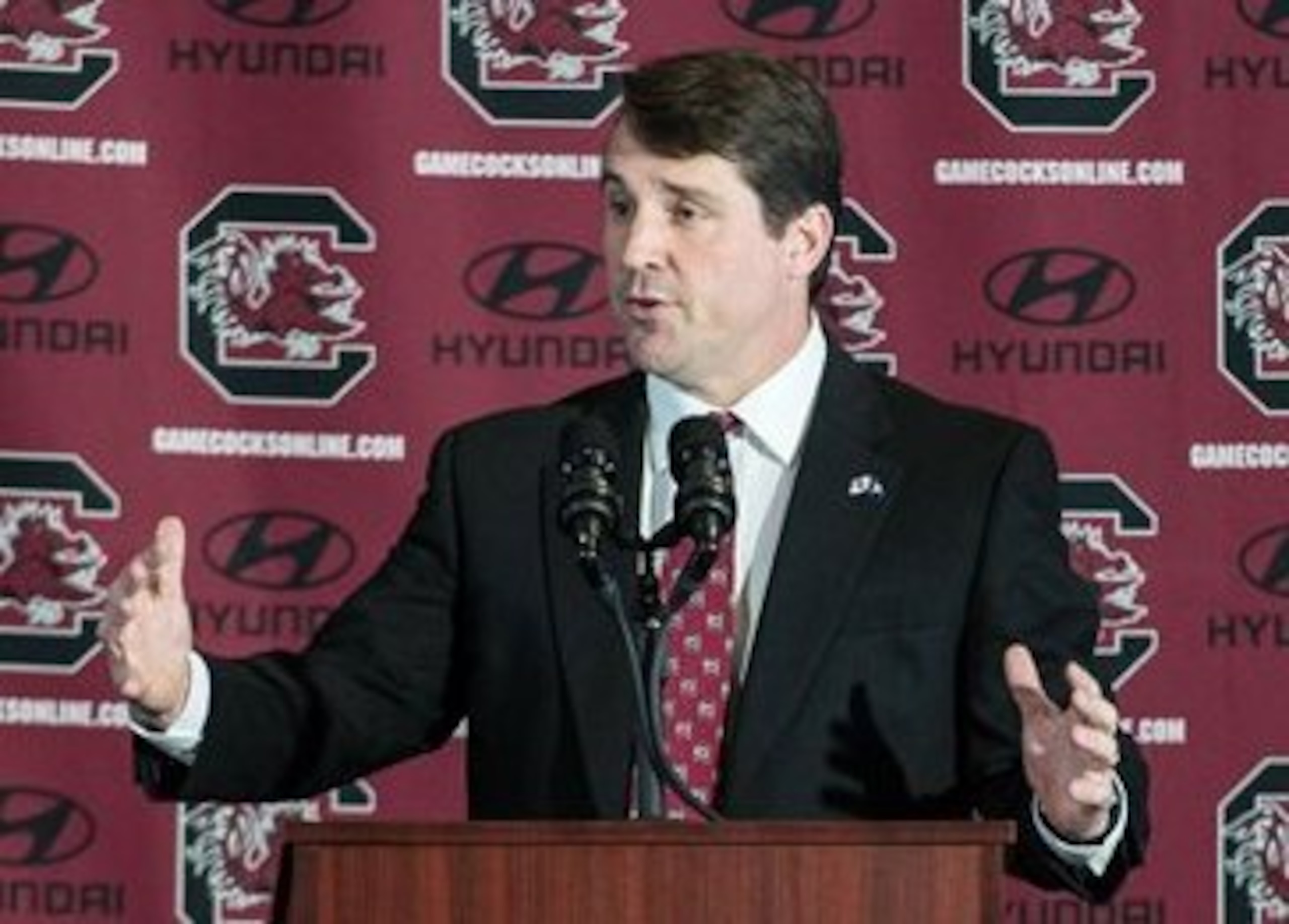 South Carolina head coach Will Muschamp