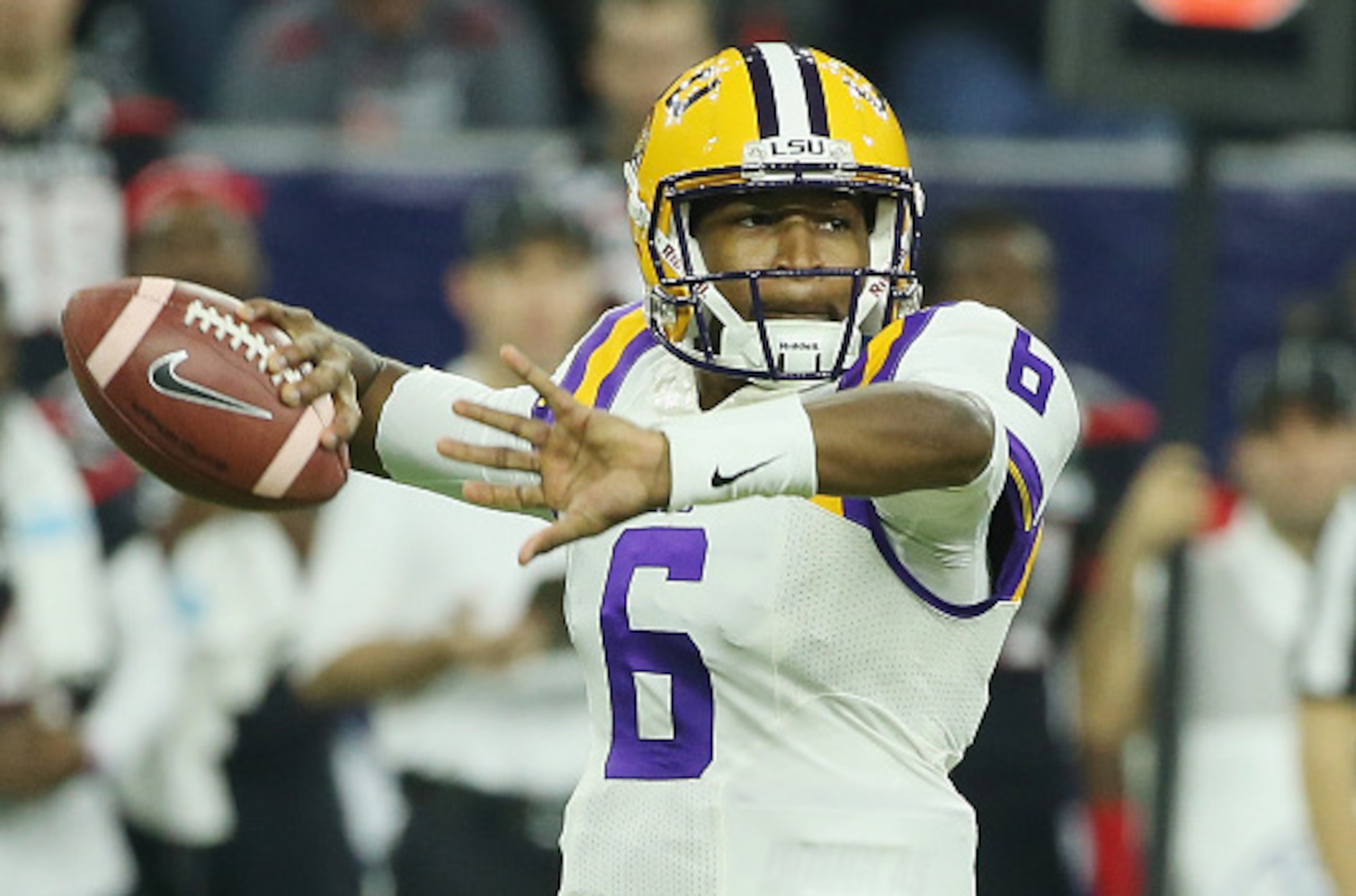 LSU QB Brandon Harris
