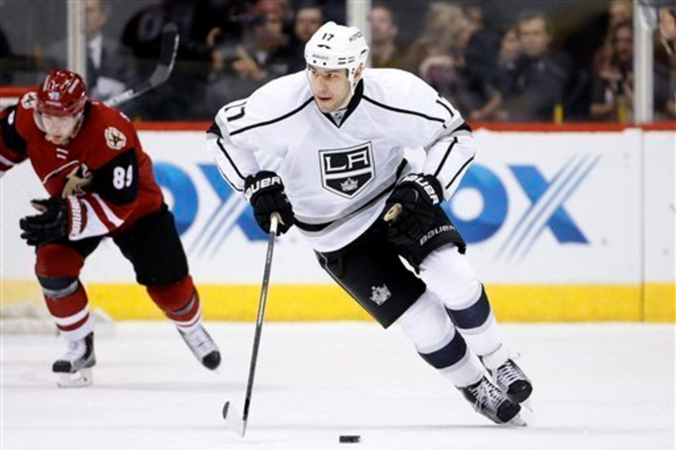 Left wing Milan Lucic has fit in well with the Los Angeles Kings.