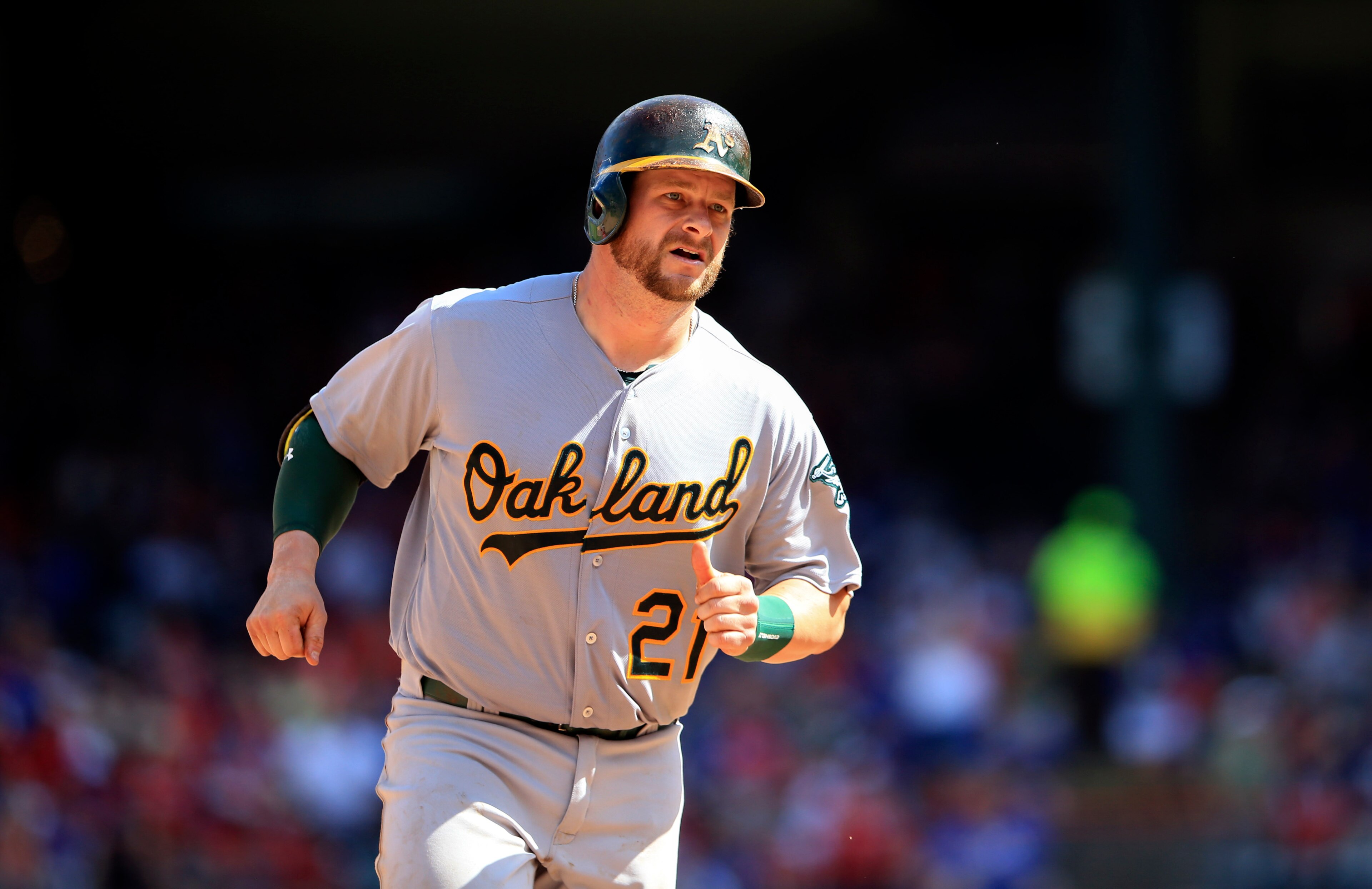 A surprise All-Star, Stephen Vogt slumped badly in the second half.