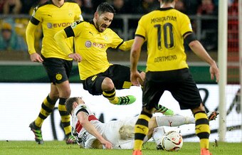 The only way to stop Ilkay Gundogan was to take him down.