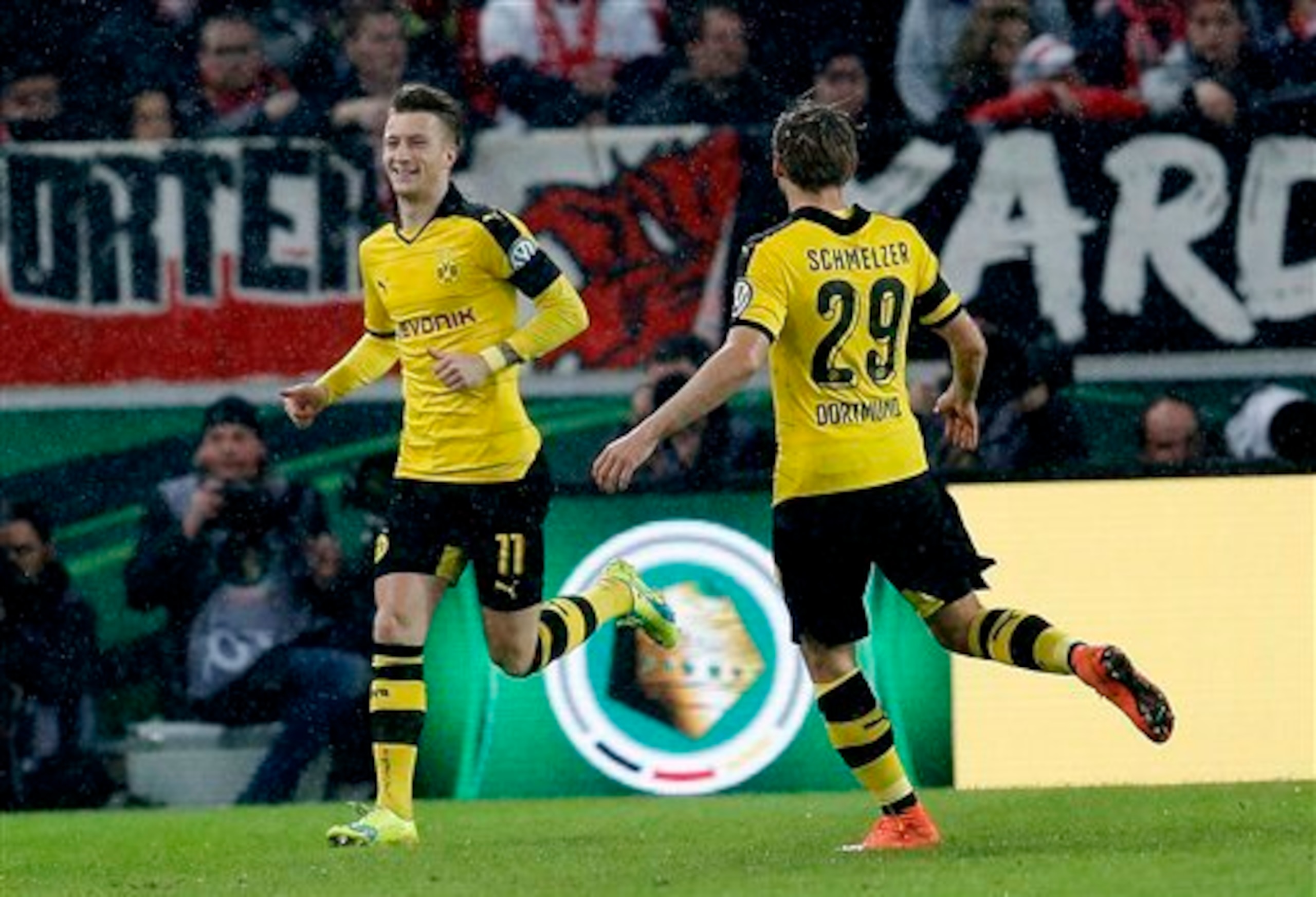 Marco Reus had a number of reasons to celebrate on Tuesday evening.