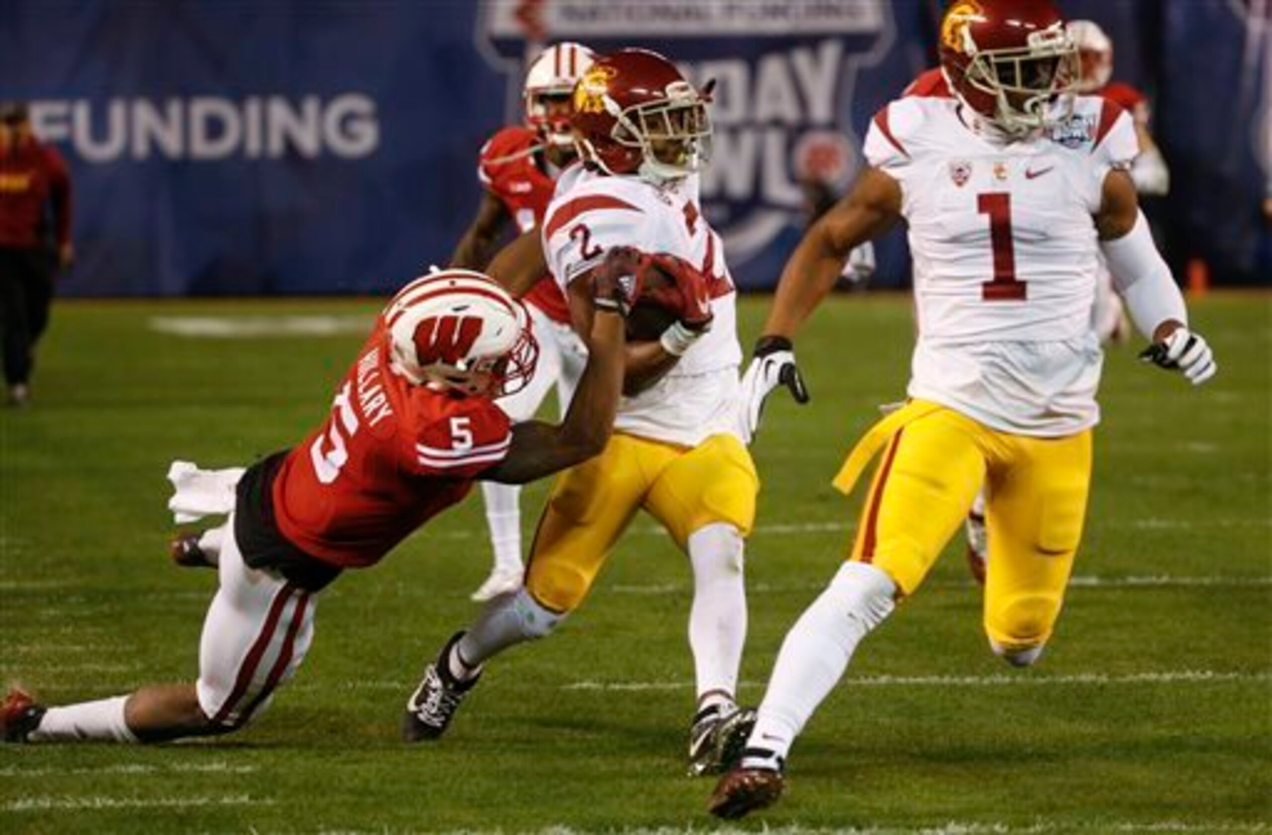 Adoree' Jackson does a little bit of everything for Southern California, and all of it well.