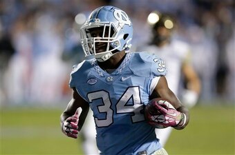 North Carolina RB Elijah Hood