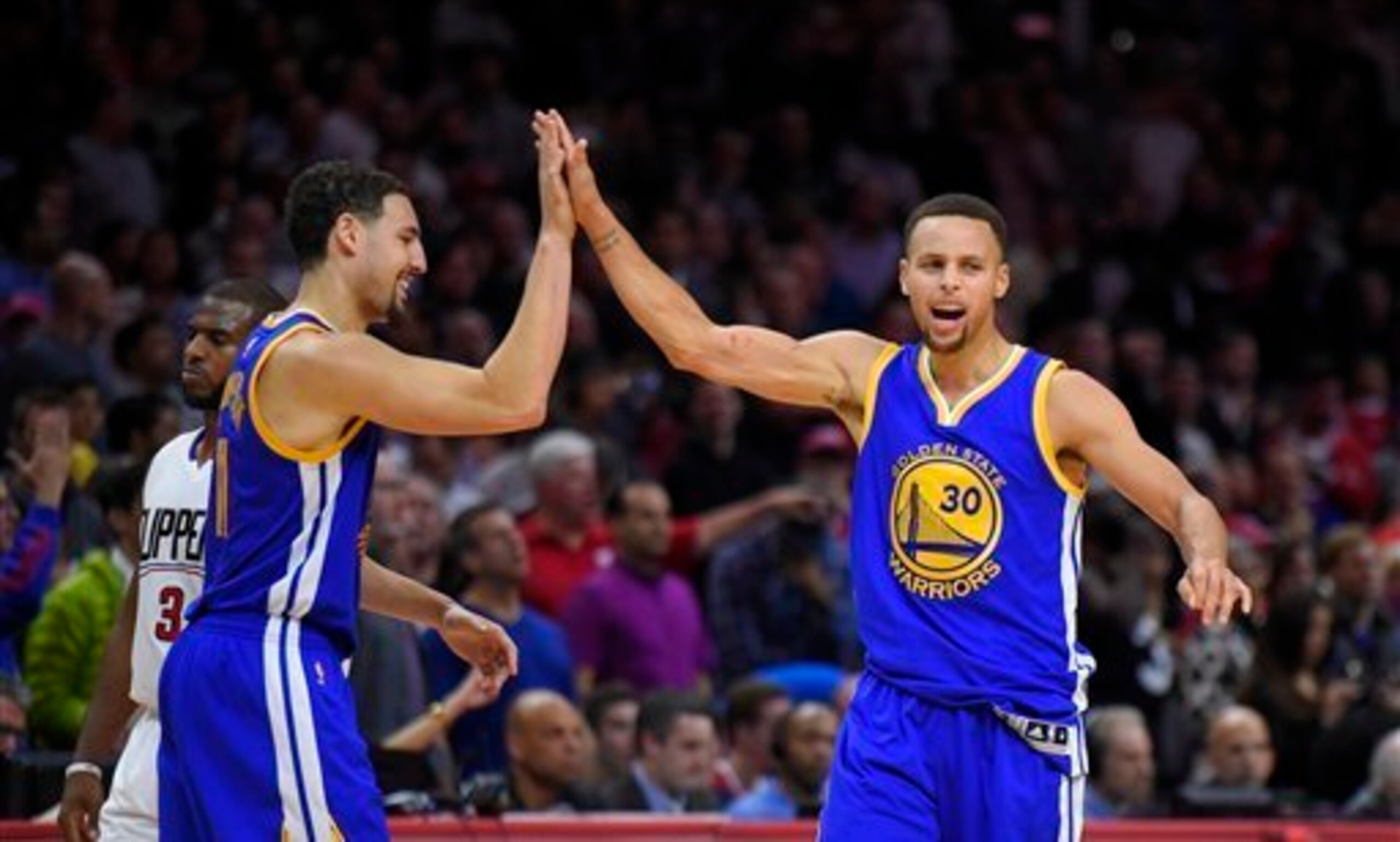 The "Splash Bros" Thompson and Curry are among the competitors in this year's three-point contest.