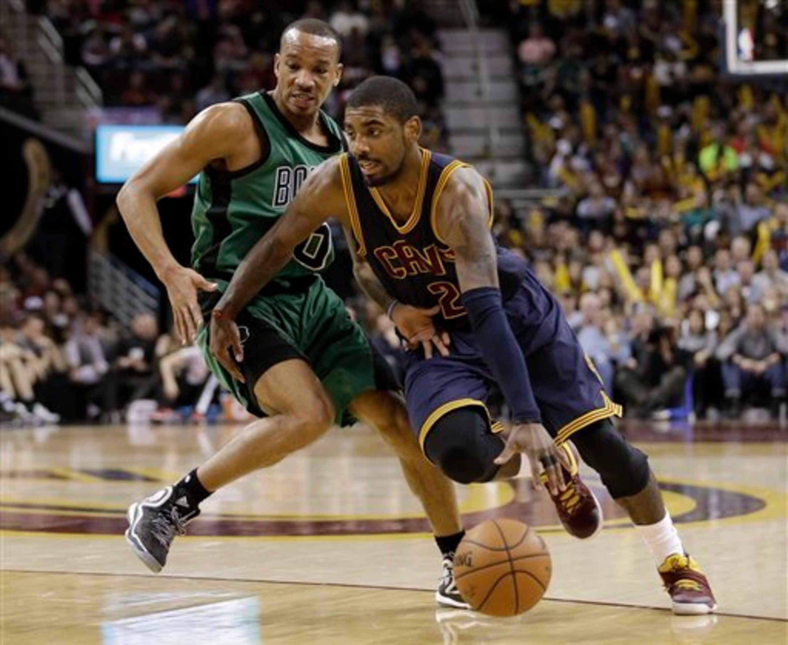 Kyrie Irving has some of the best dribbling abilities in the league, which often leave defenders questioning how he blew by them on the floor.