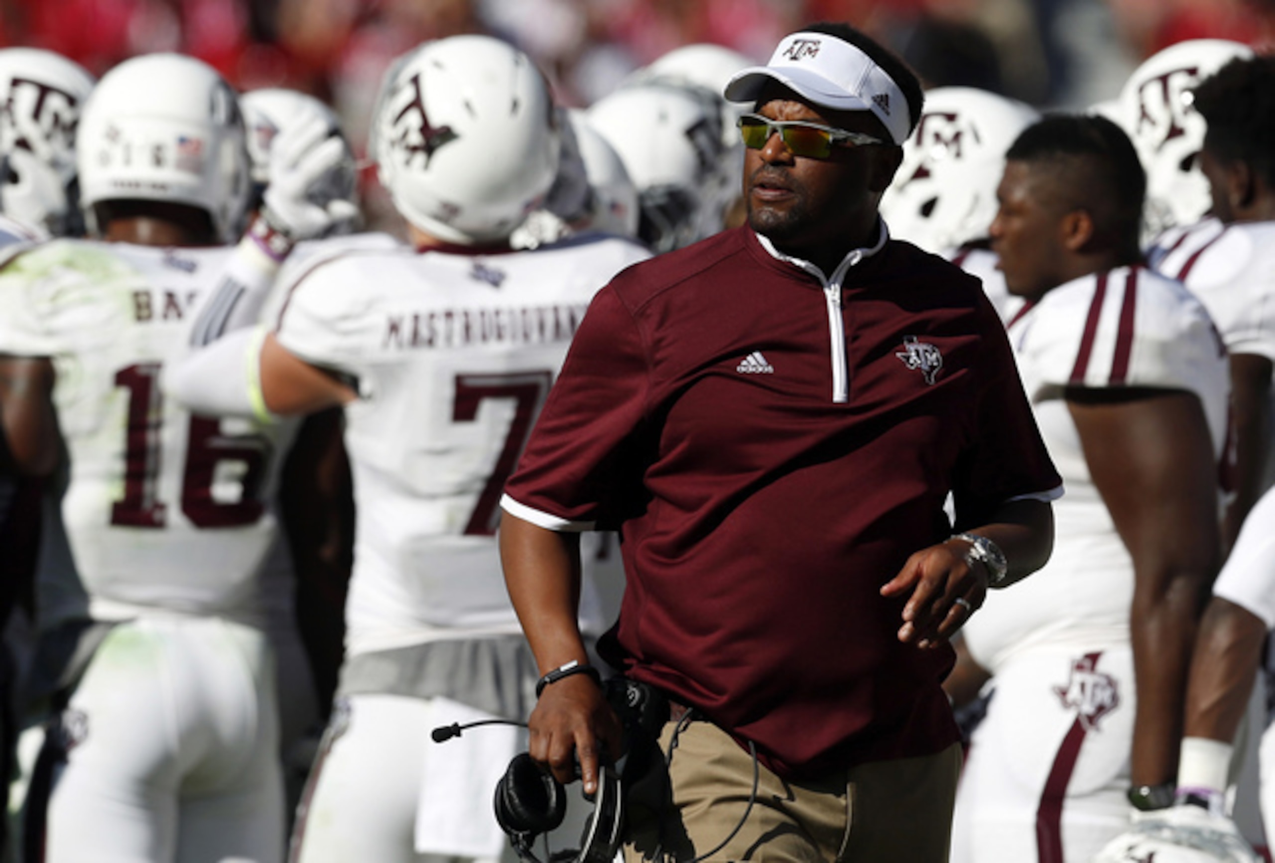 Texas A&M coach Kevin Sumlin Texas A&M coach Kevin Sumlin