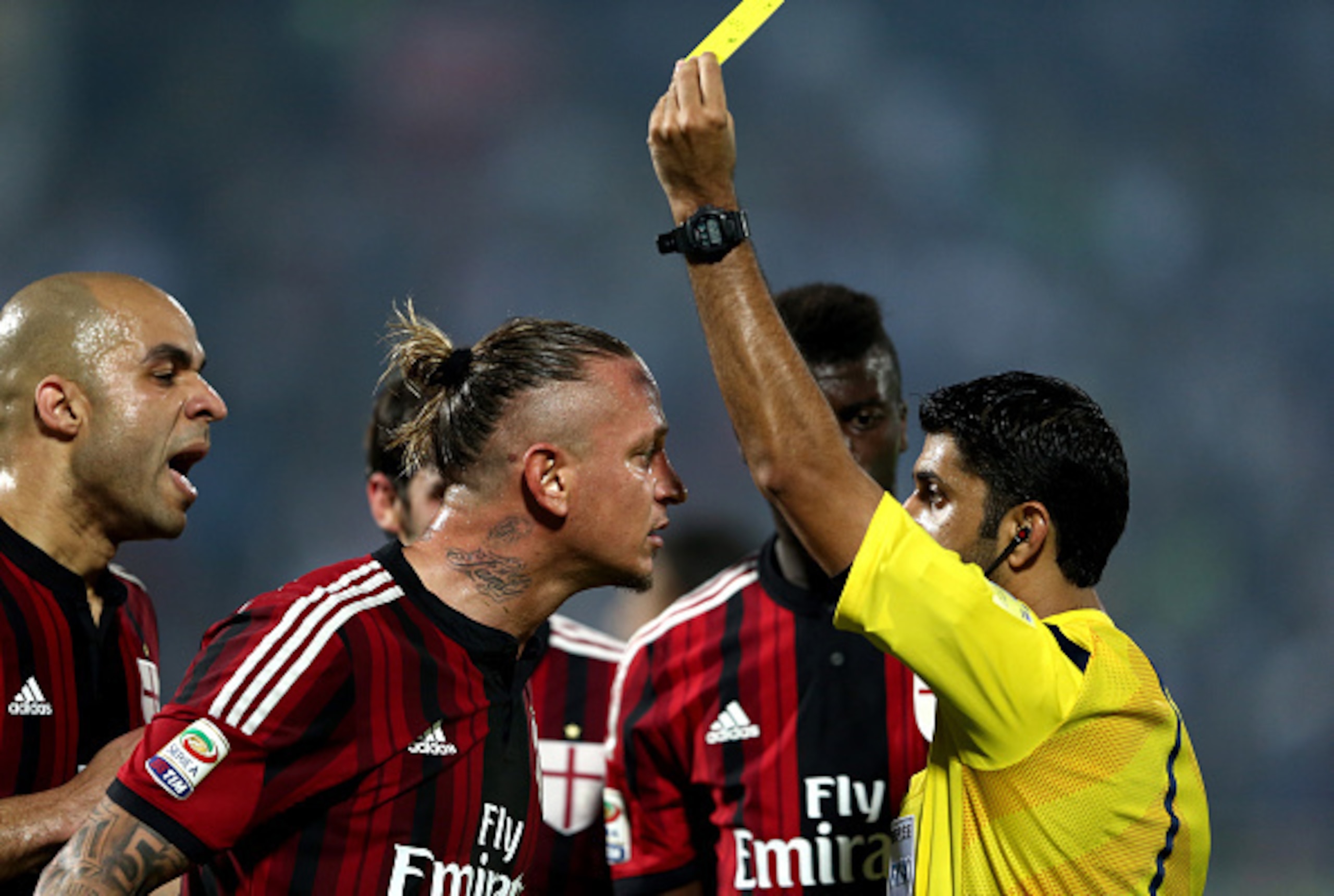 Mexes has always been a booking waiting to happen.