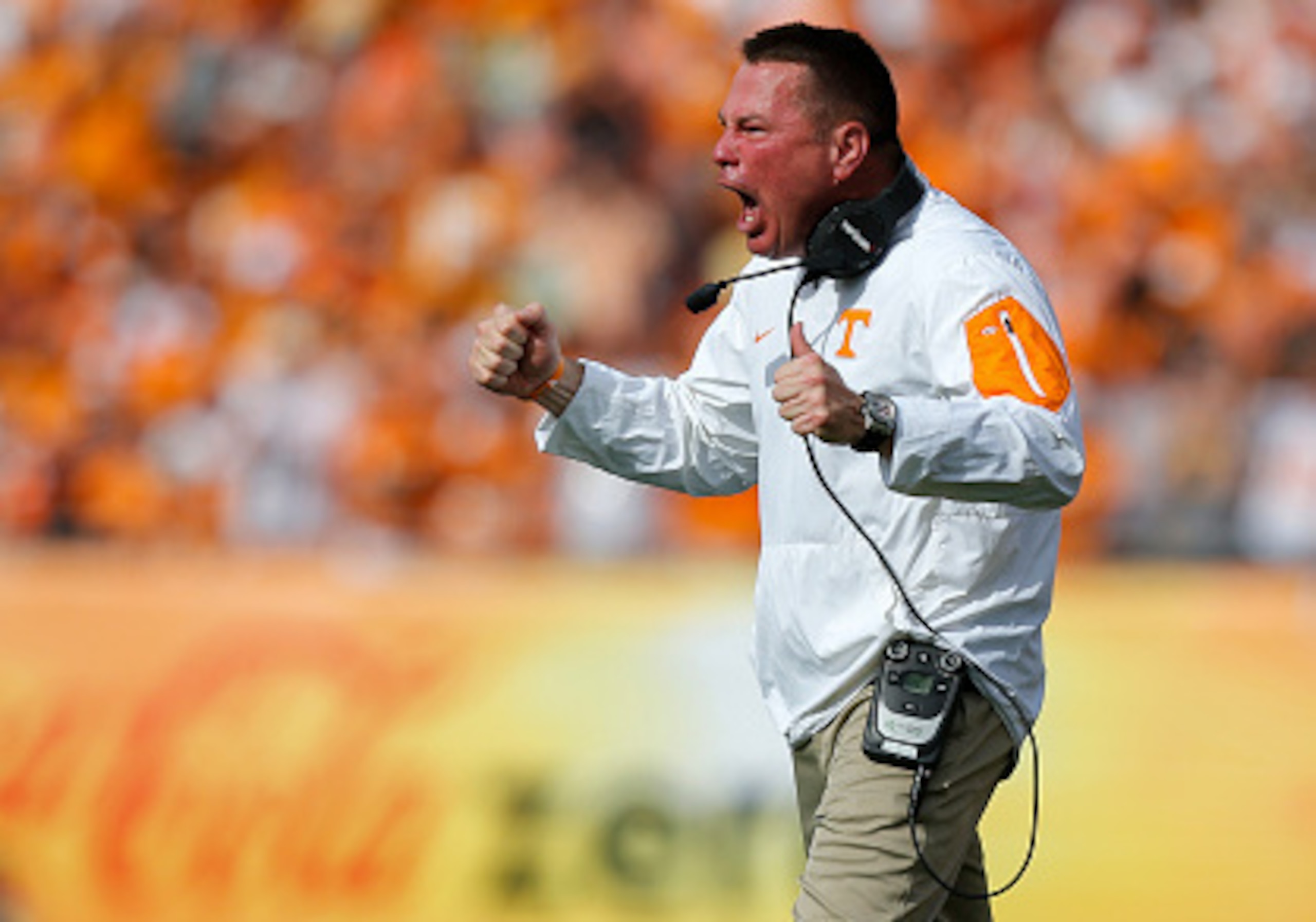 Tennessee head coach Butch Jones