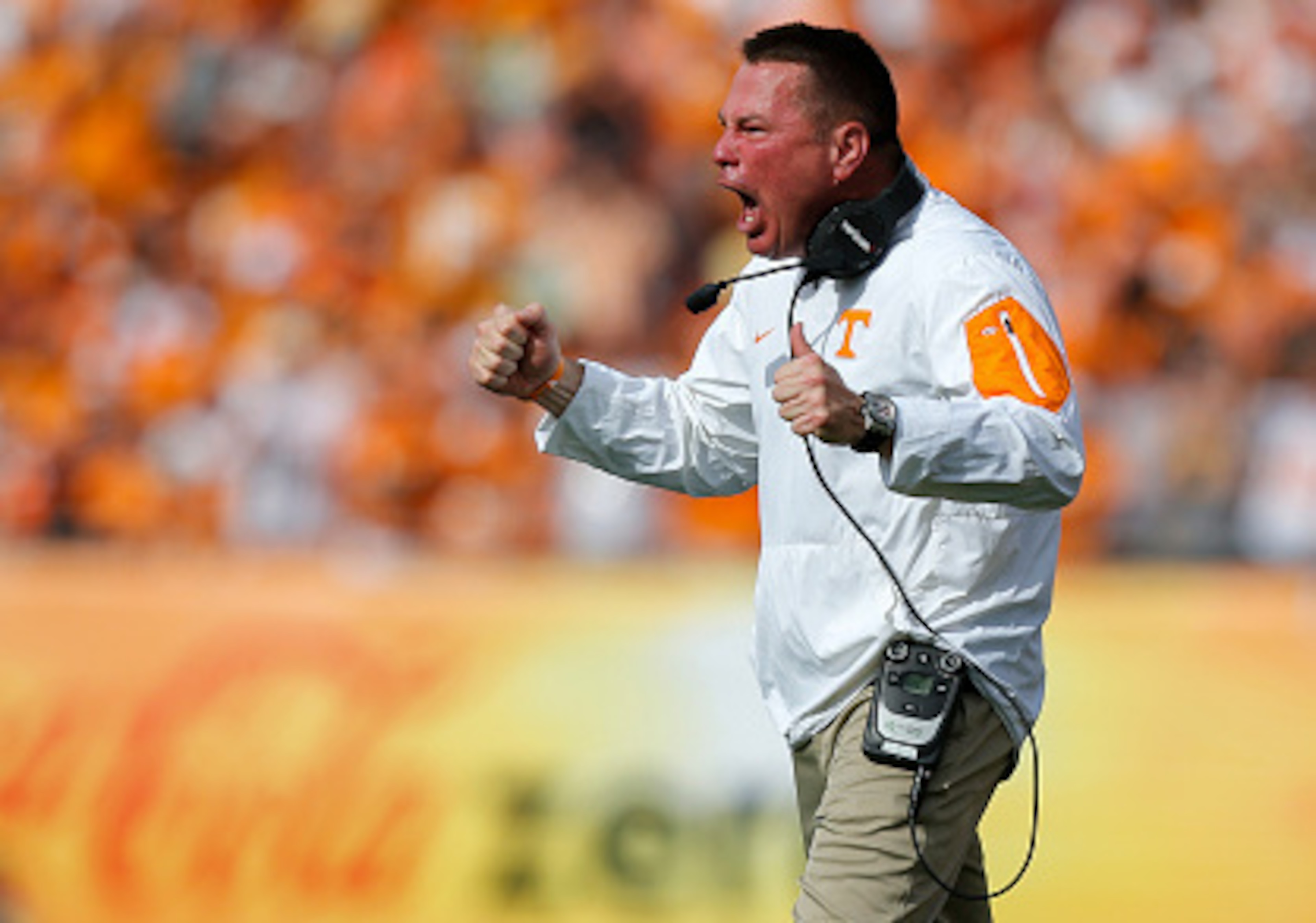 Tennessee head coach Butch Jones