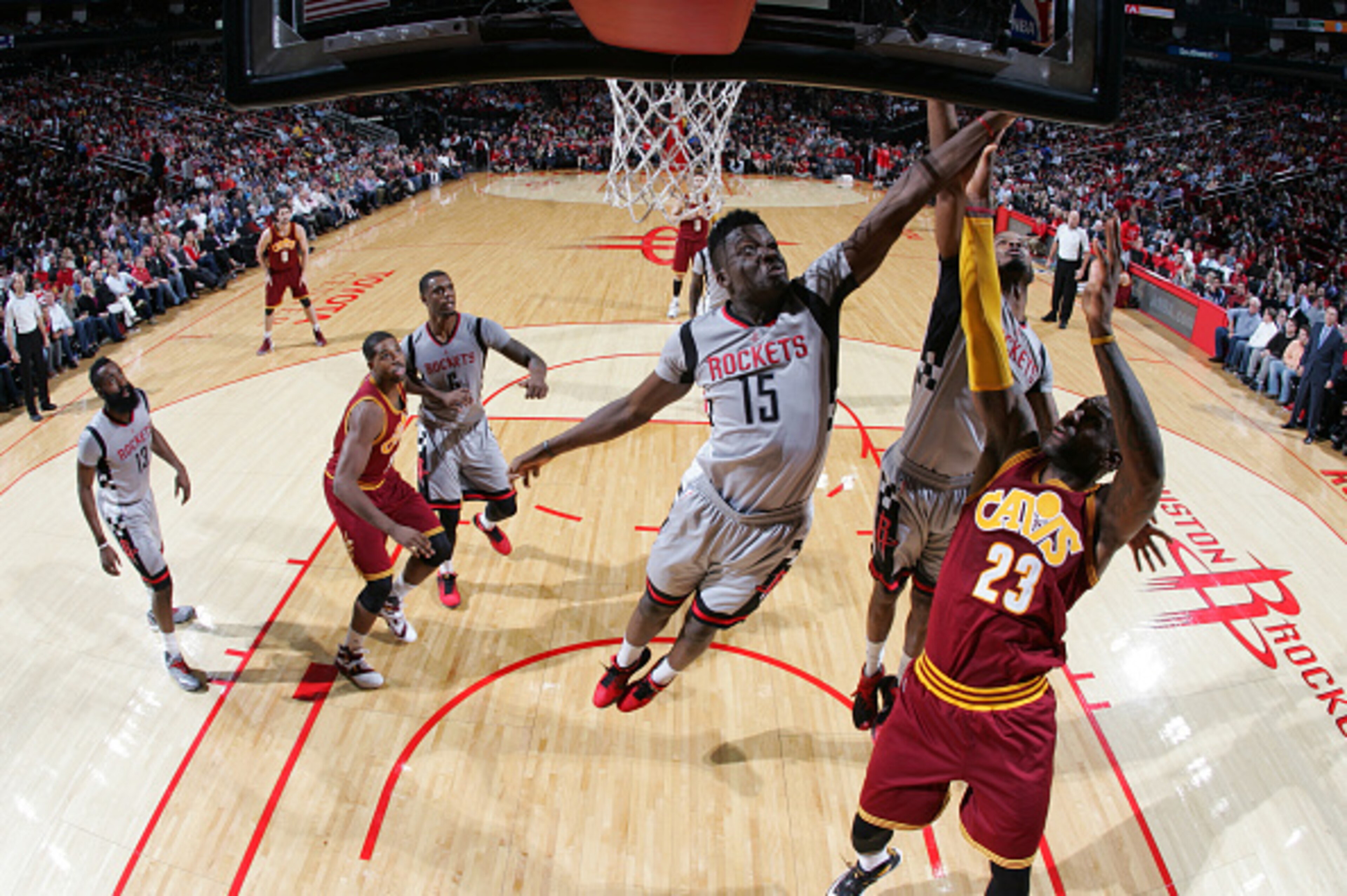 Clint Capela will play for the World in the Rising Stars Challenge on Friday night.