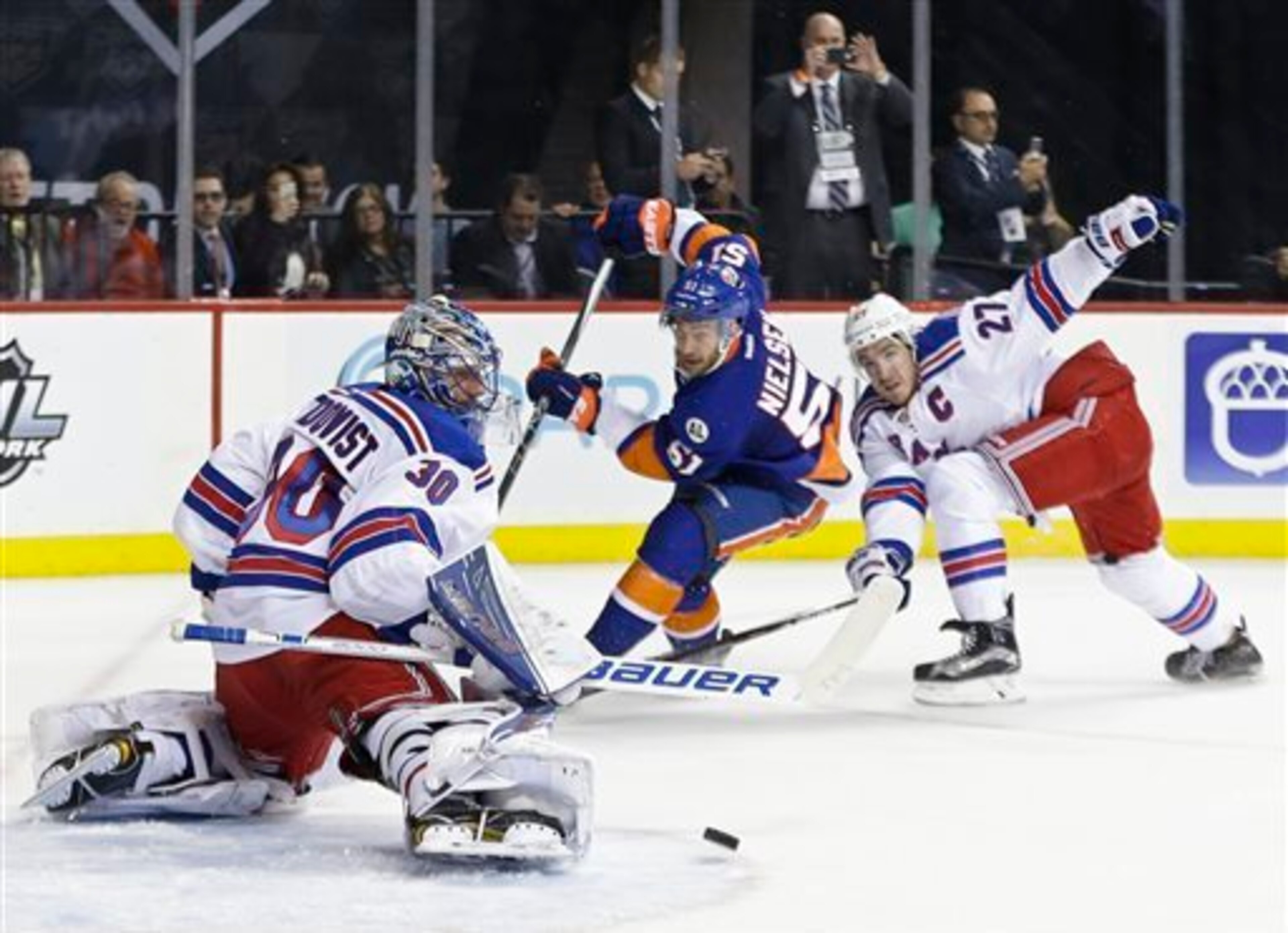 The New York Rangers' championship hopes will once again rest upon the shoulders of goaltender Henrik Lundqvist.