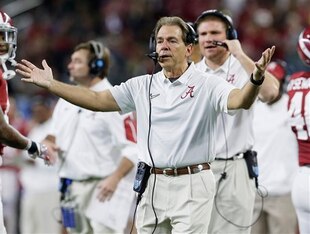 The only hole on Nick Saban's coaching resume is shaped like the NFL shield.
