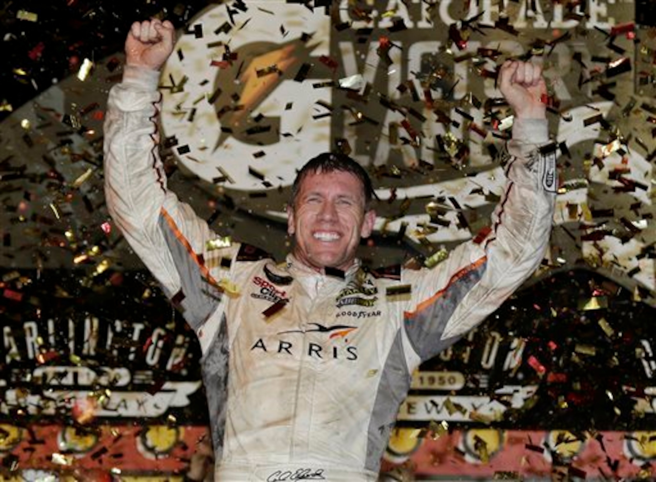 Carl Edwards won last September at Darlington, one of the tracks that included a test of the new low downforce aero package. Obviously, Carl likes it.