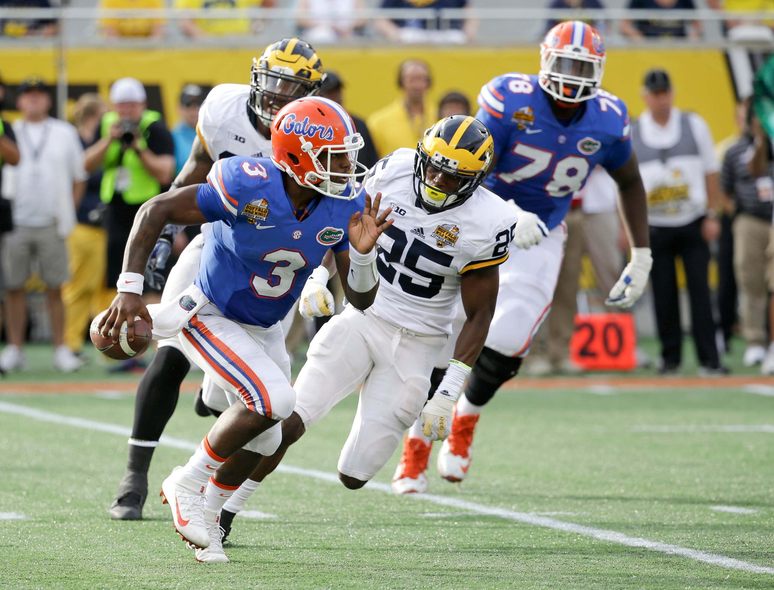 Florida's Treon Harris may soon find out that his future isn't at quarterback.