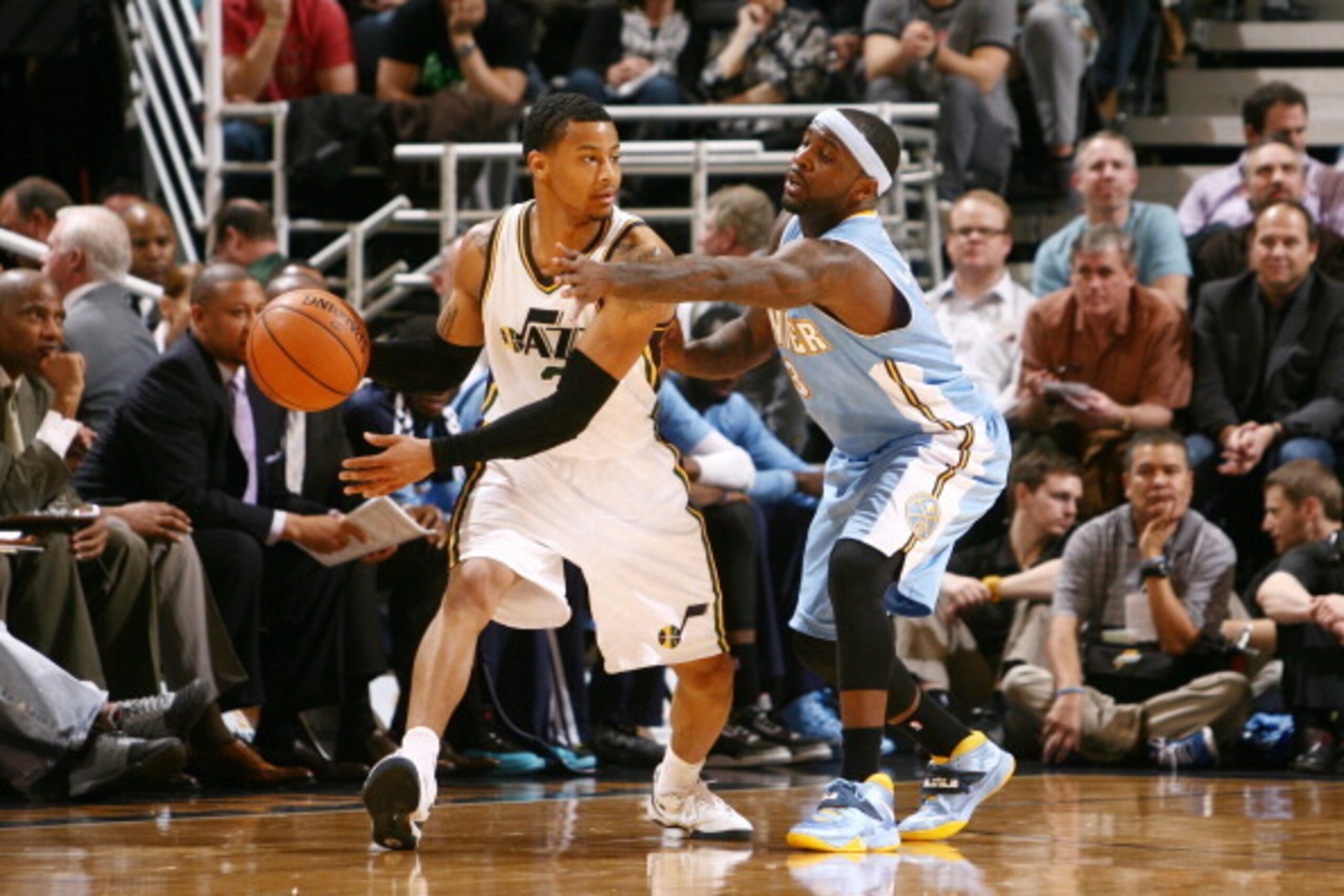 Trey Burke (left) and Ty Lawson Trey Burke (left) and Ty Lawson