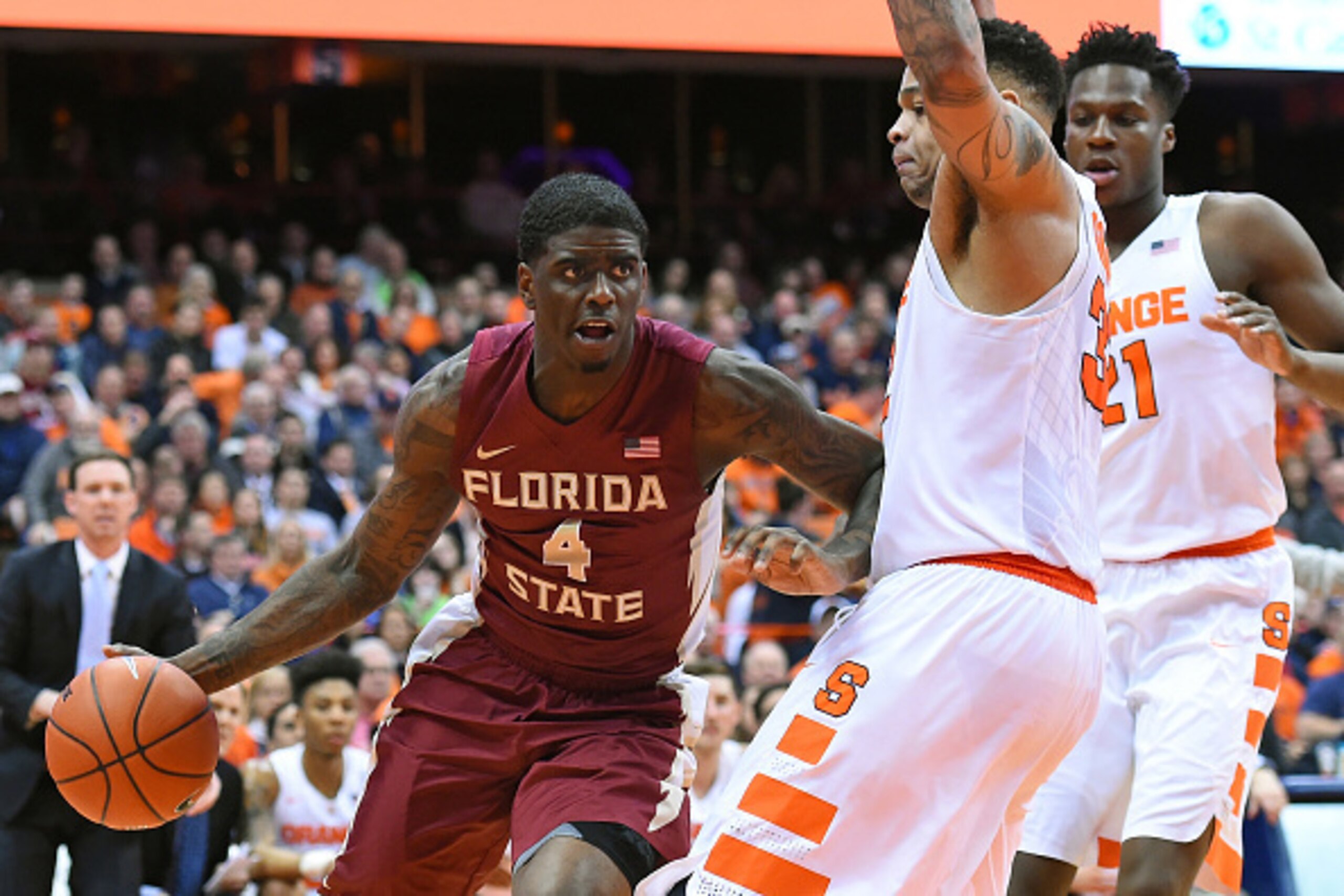 Dwayne Bacon (left)