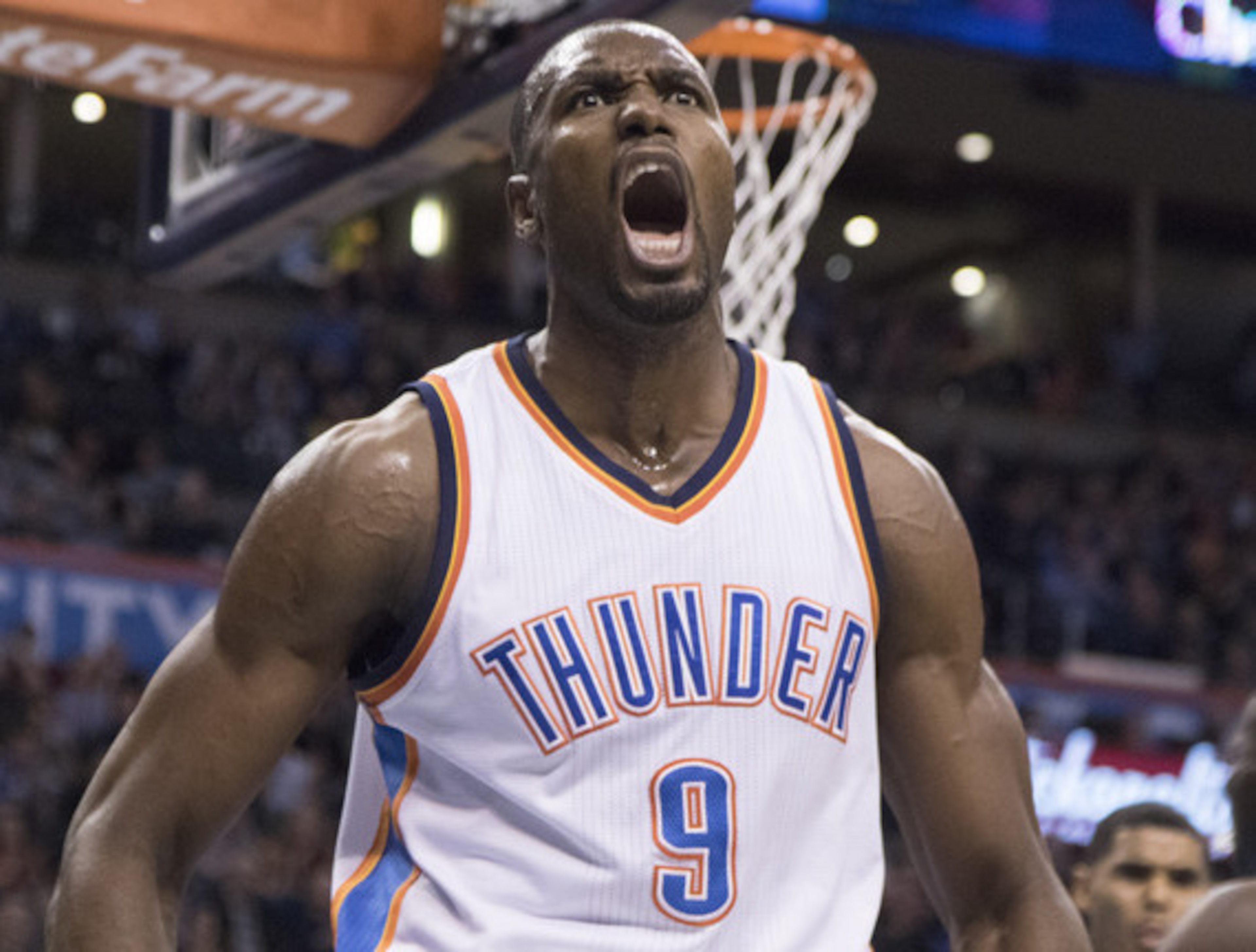 The difference maker for the Oklahoma City Thunder in their push to overtake Golden State or San Antonio? Serge Ibaka.