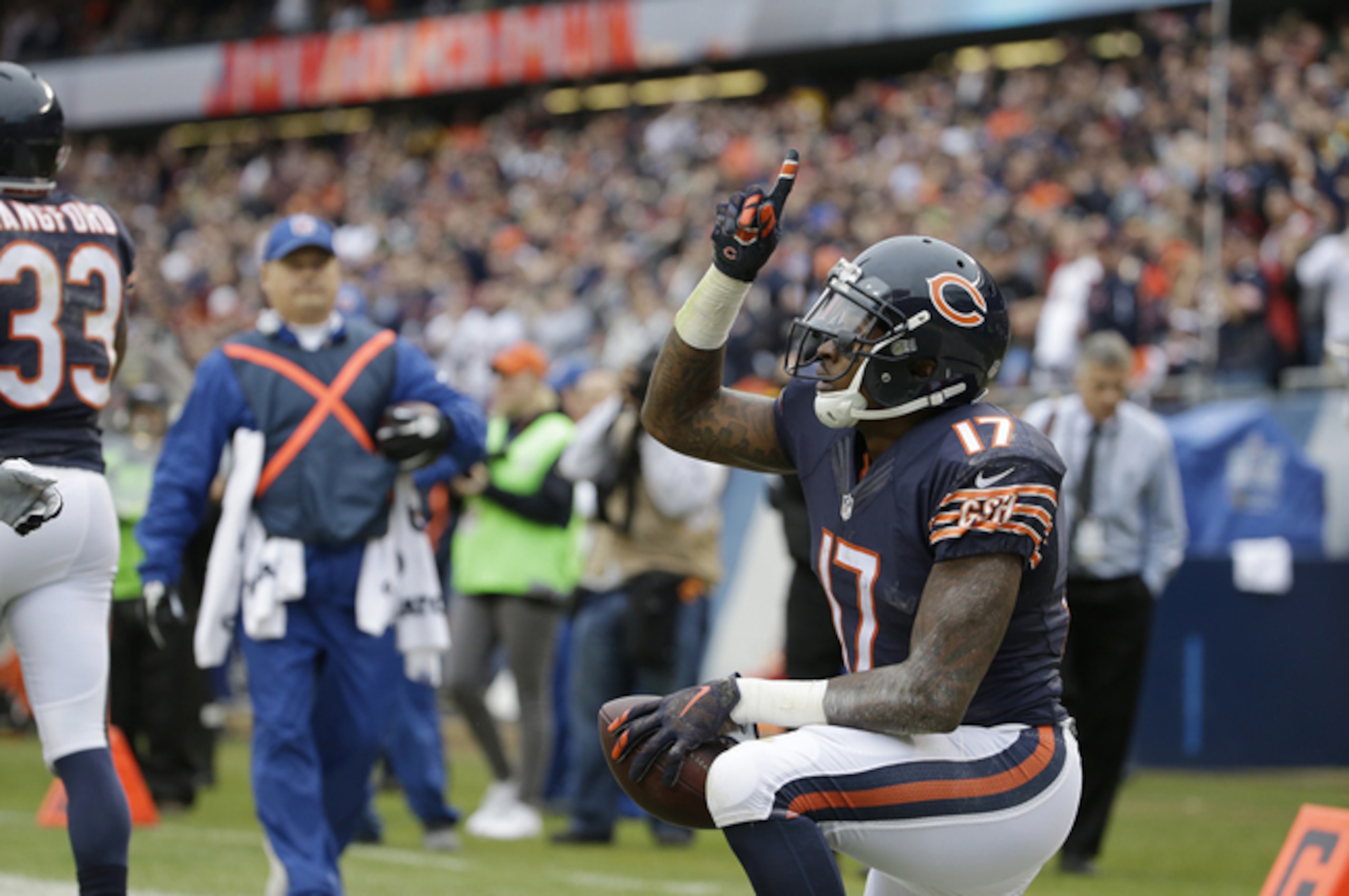 Jeffery has proven to be one of the league's top receivers when he stays healthy, and is due for a big pay day in free agency.