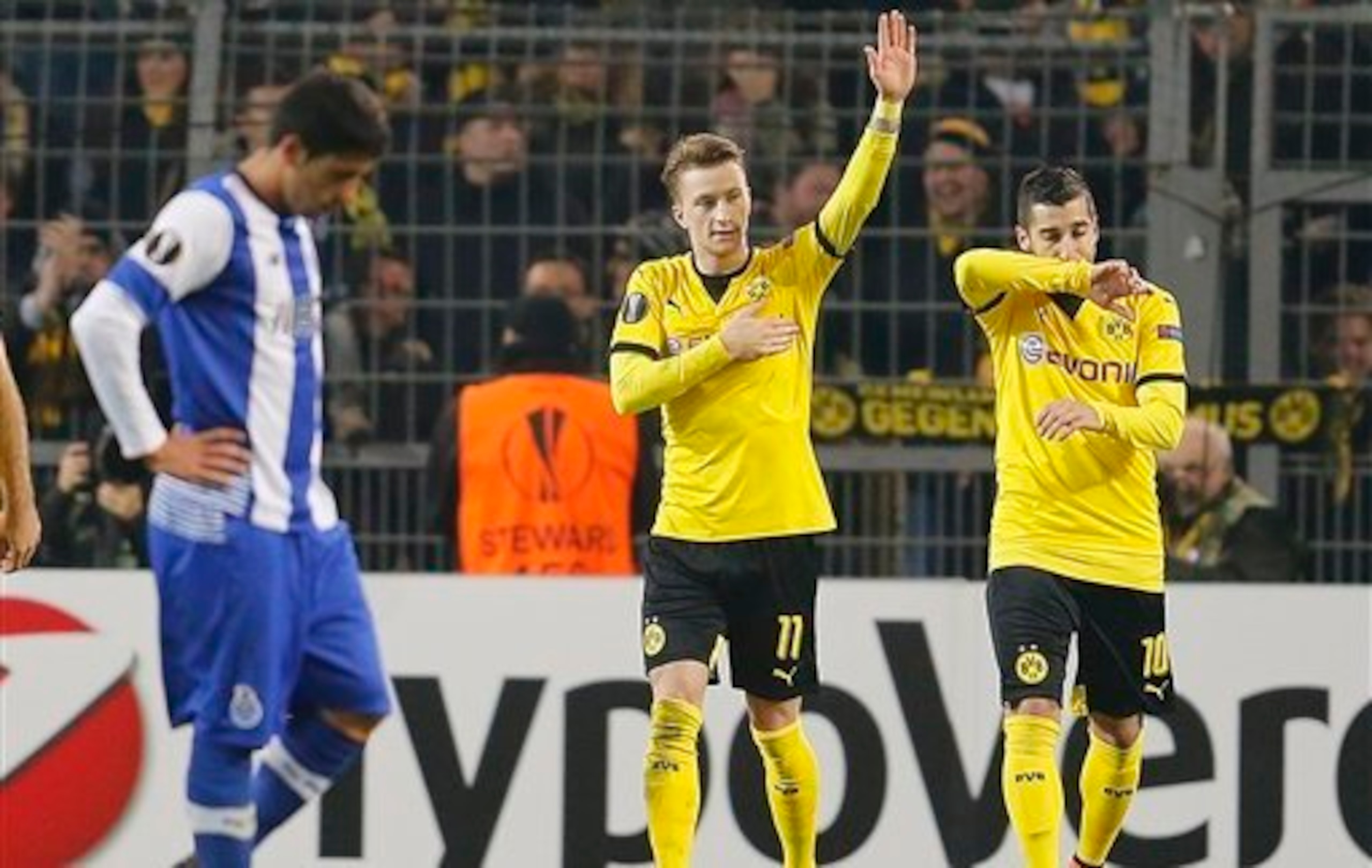 Marco Reus scored Dortmund's crucial second goal.