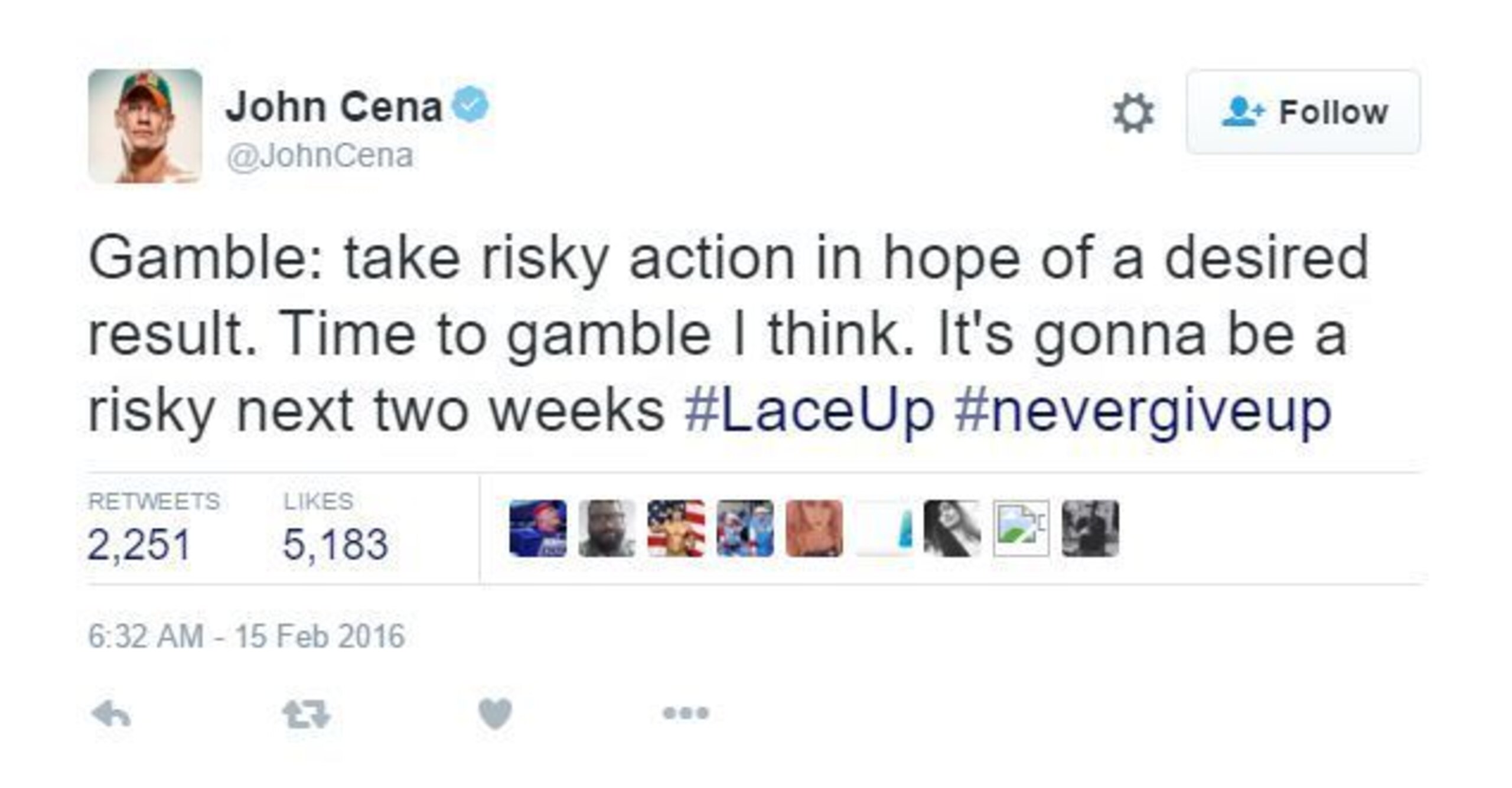 Will John Cena return in time for WrestleMania 32?