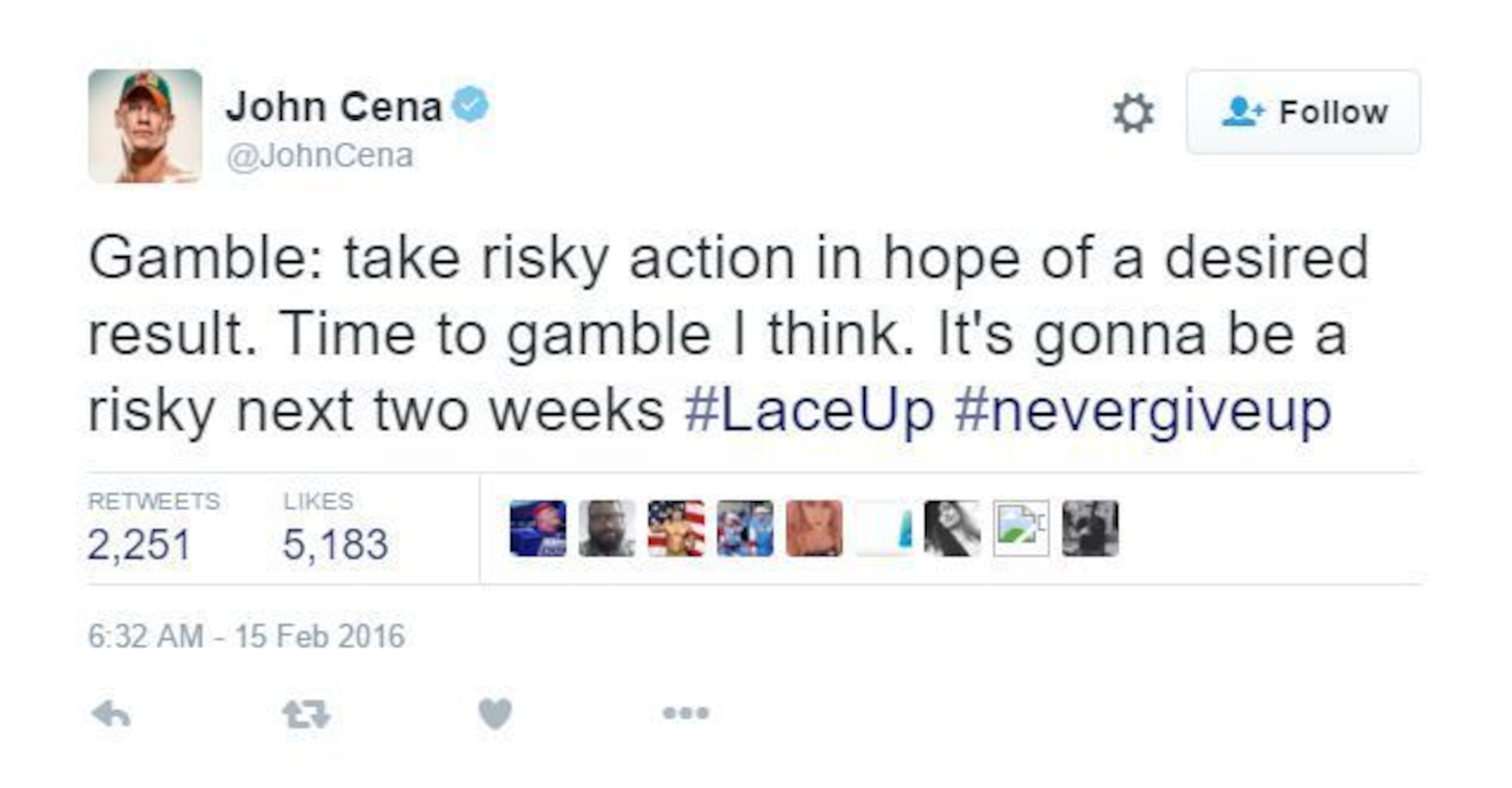 Will John Cena return in time for WrestleMania 32?