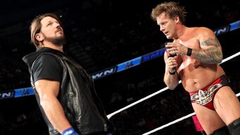 Chris Jericho and AJ Styles face off for the third time at WWE Fastlane 2016.