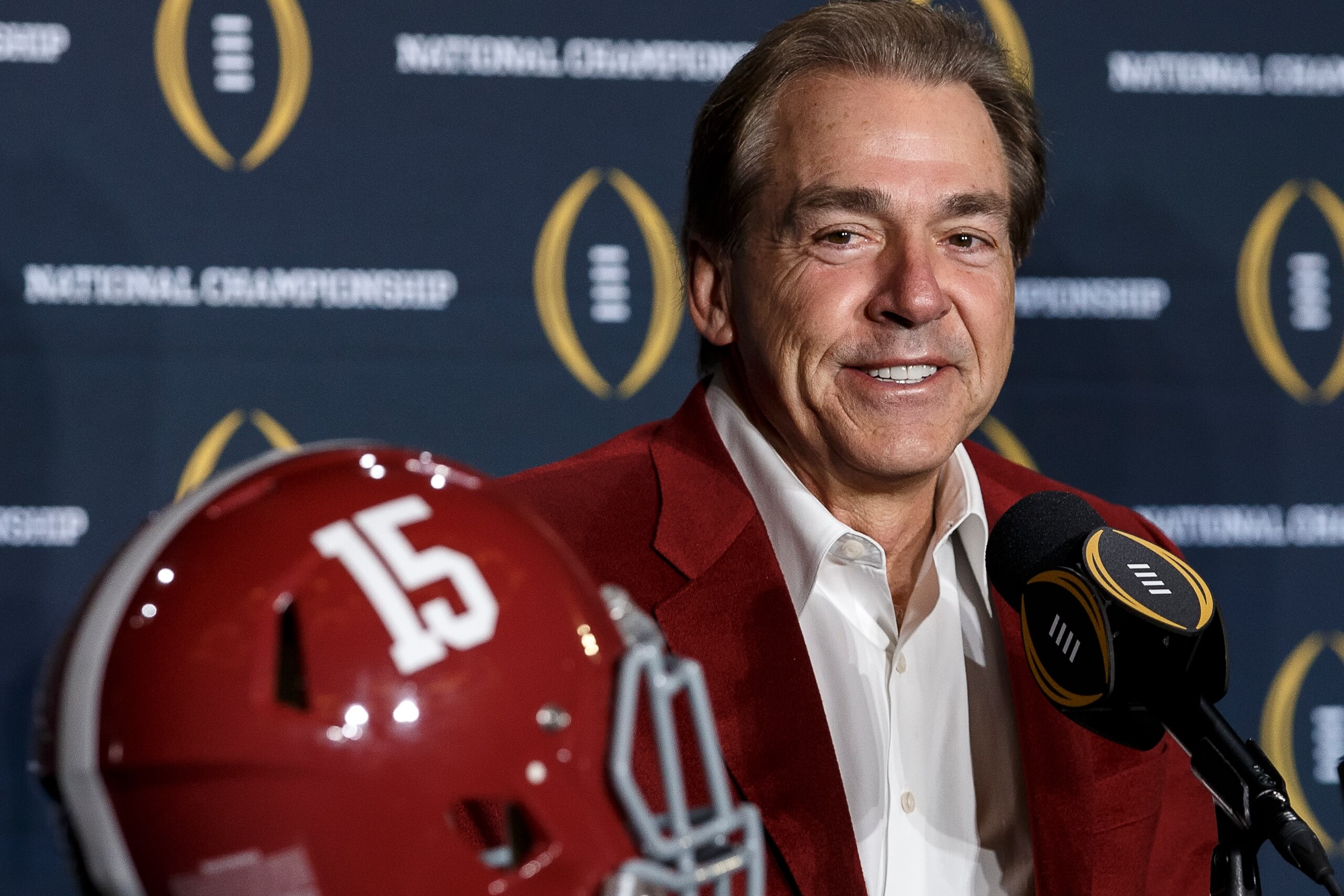 Alabama head coach Nick Saban