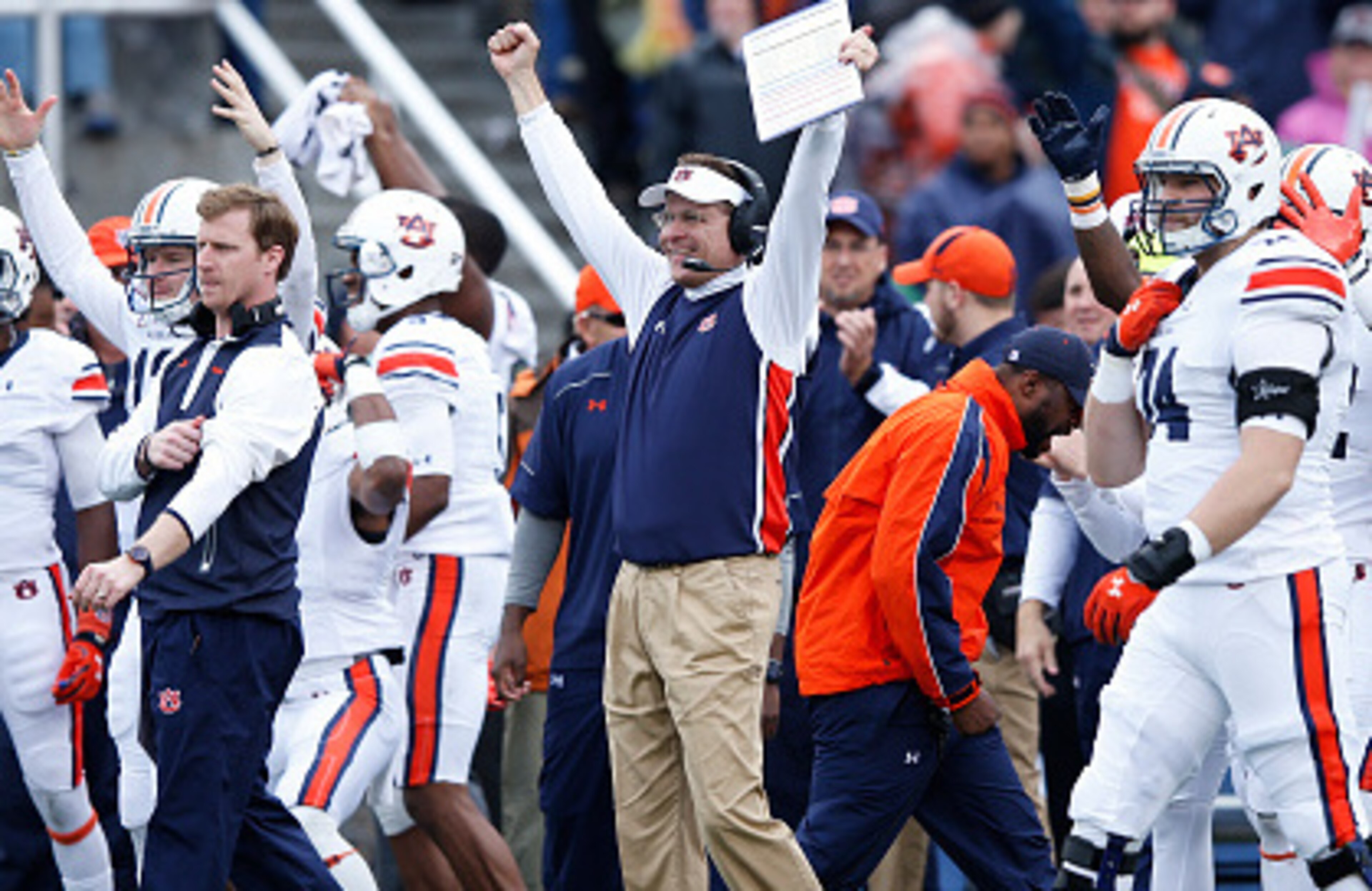 Auburn head coach Gus Malzahn Auburn head coach Gus Malzahn