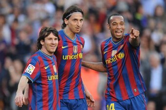 Zlatan Ibrahimovic started his Barca career like a freight train.