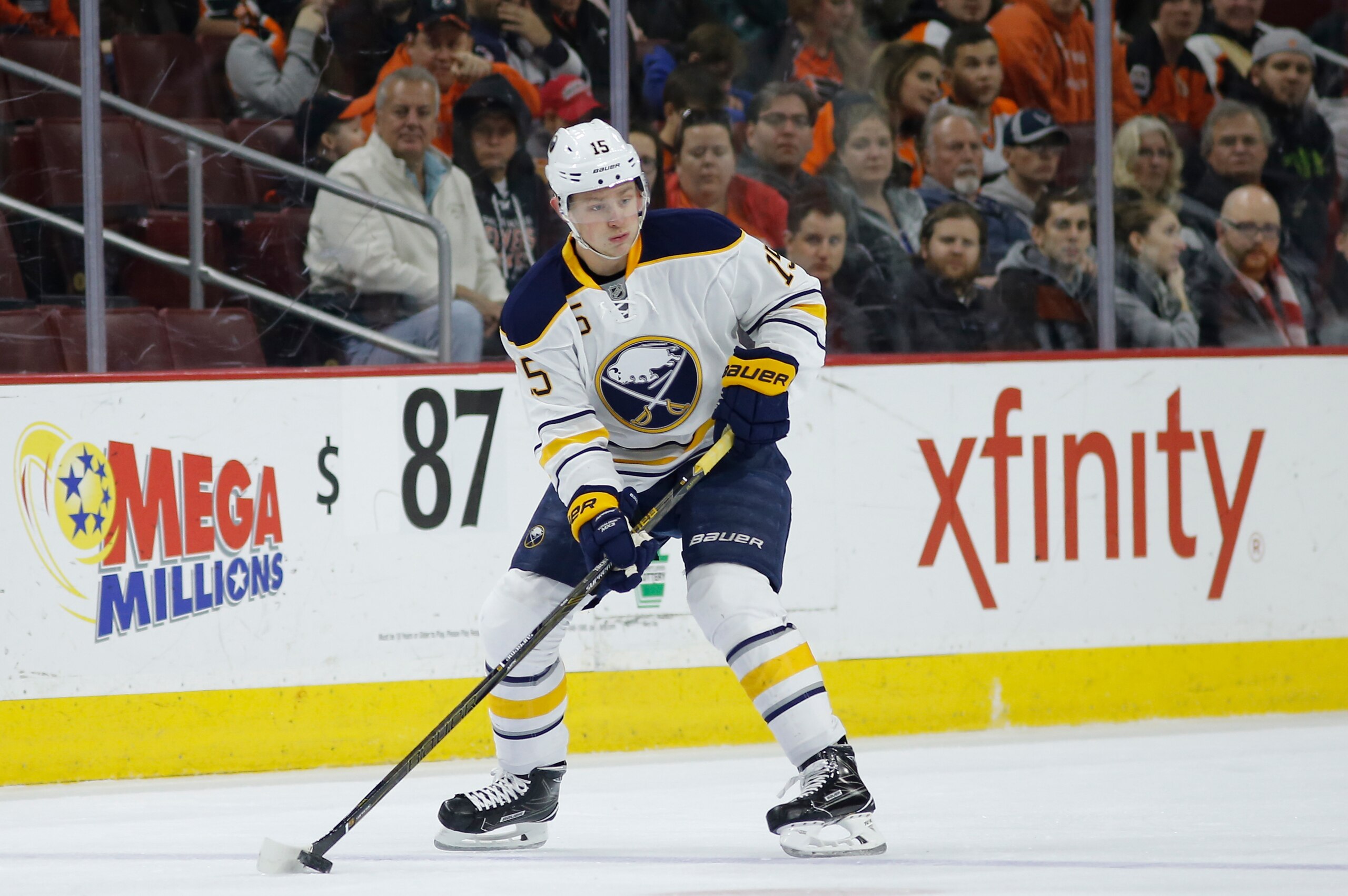 Buffalo Sabres center Jack Eichel is among this season's top rookies.