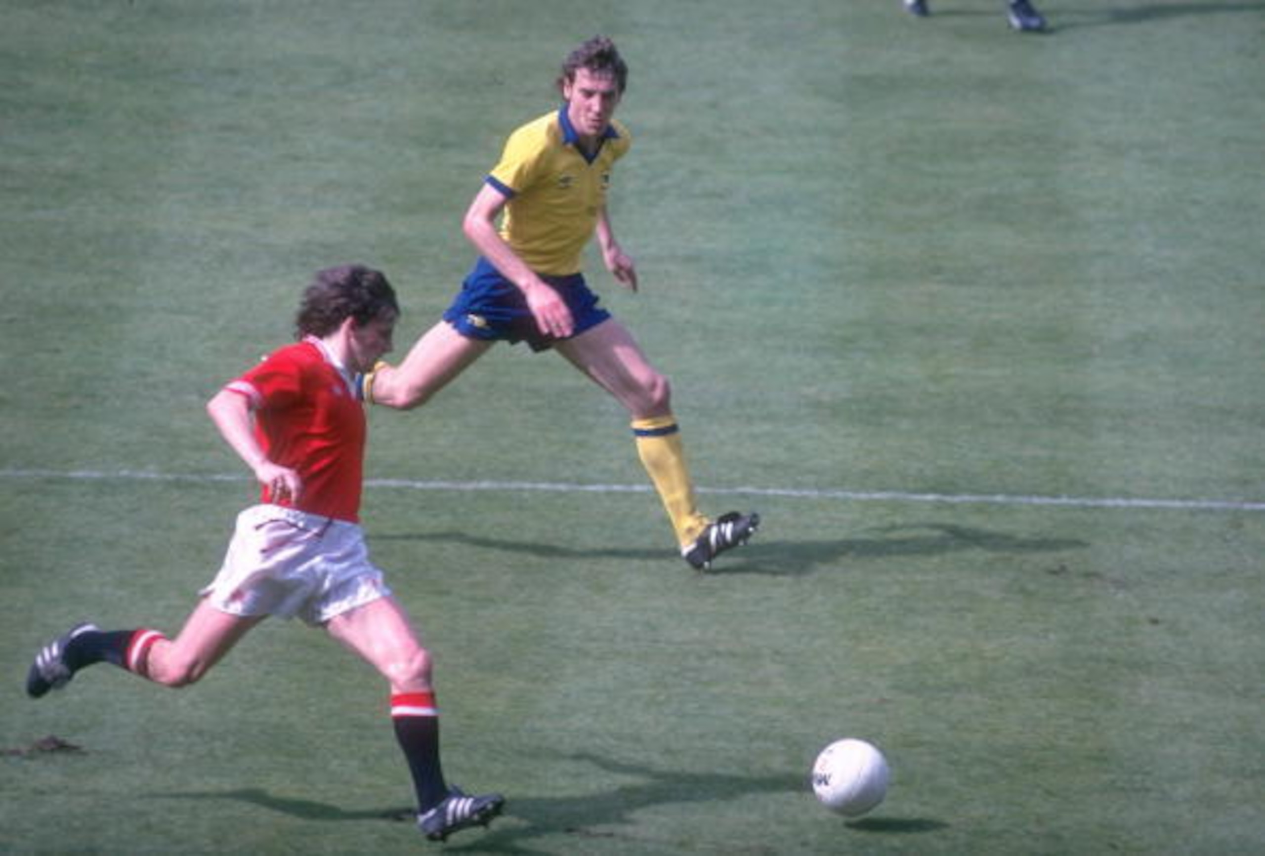 Coppell in action for United.