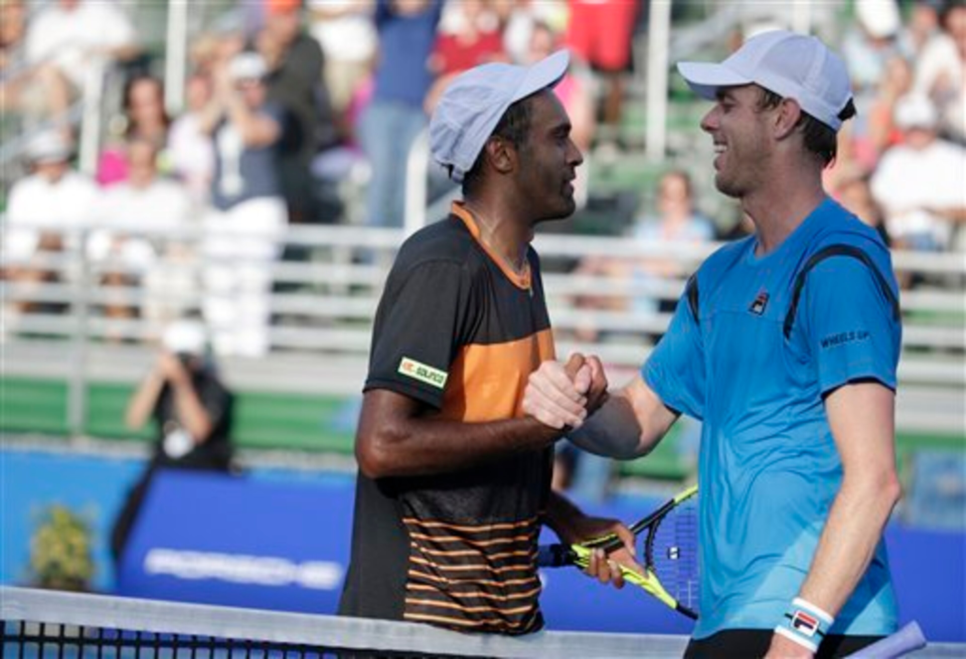 Rajeev Ram and Sam Querrey were surprise finalists at Delray Beach. Rajeev Ram and Sam Querrey were surprise finalists at Delray Beach.