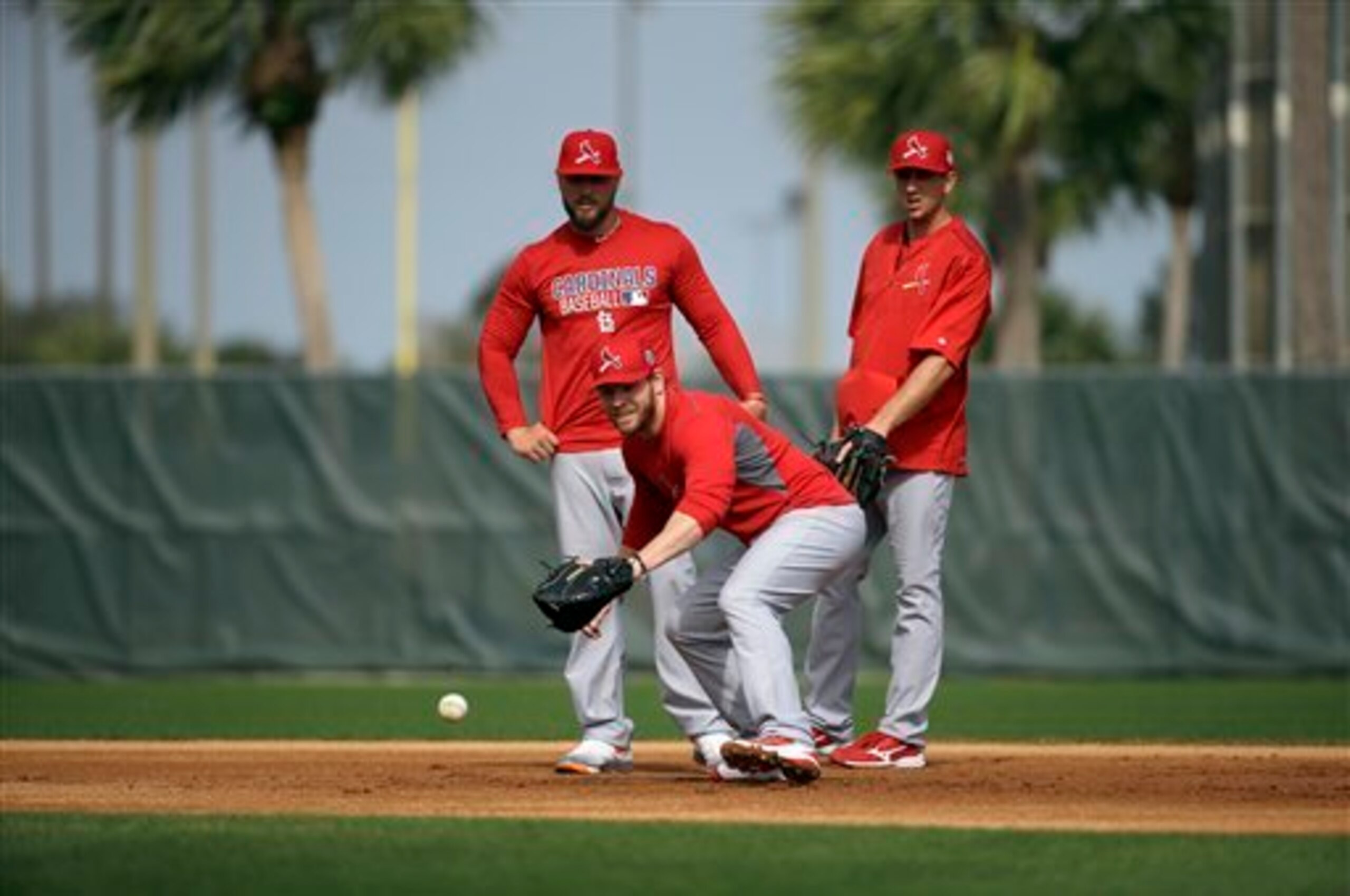 Brandon Moss is one of the Redbirds shooting for a healthy and productive campaign.